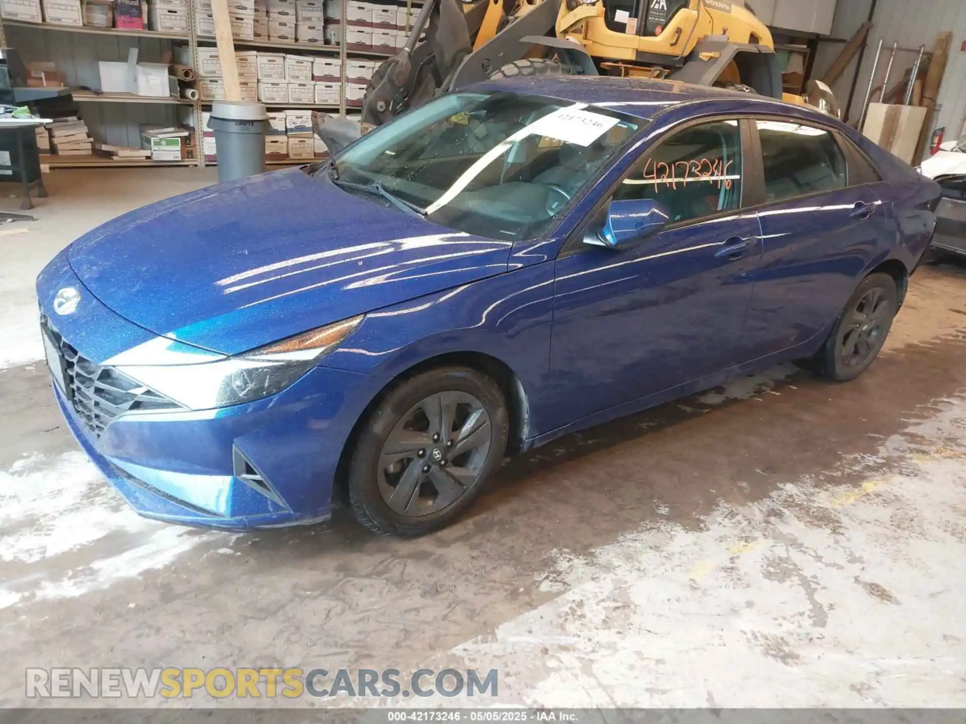 2 Photograph of a damaged car KMHLS4AG9MU065949 HYUNDAI ELANTRA 2021