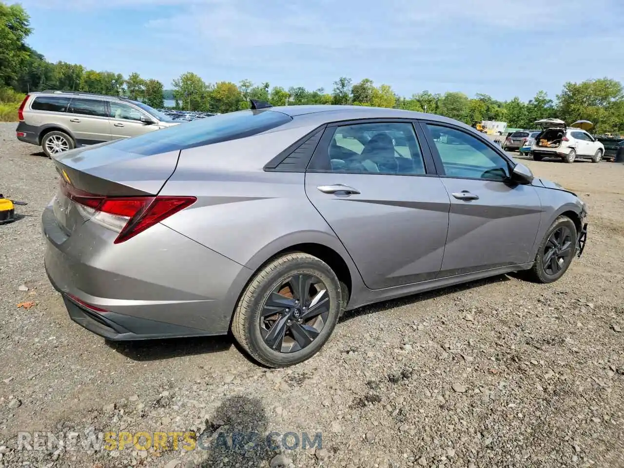 3 fotografías del automóvil dañado KMHLS4AG9MU066700 HYUNDAI ELANTRA 2021