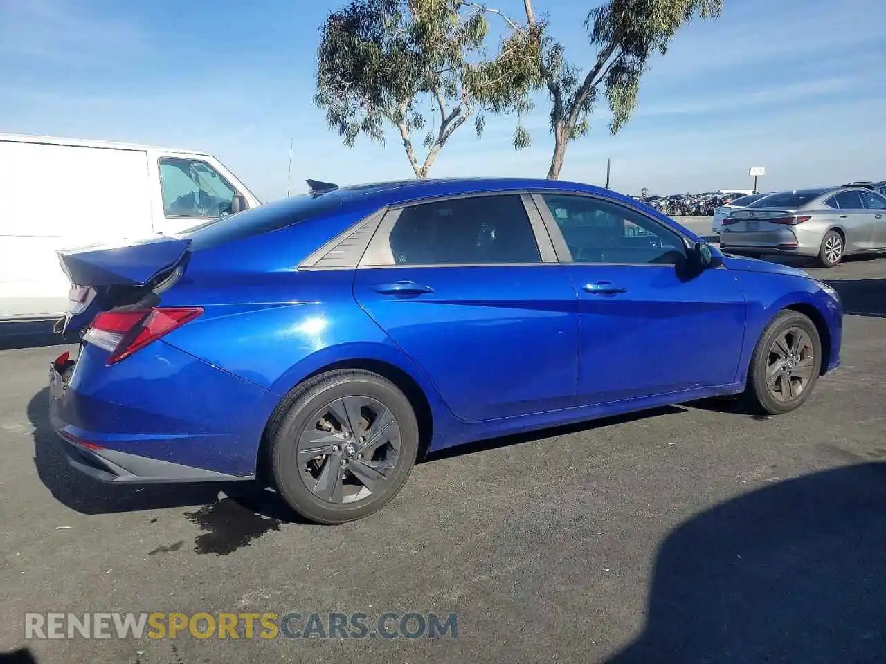 3 Photograph of a damaged car KMHLS4AG9MU097879 HYUNDAI ELANTRA 2021