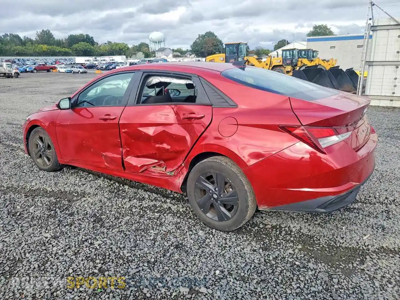 2 fotografías del automóvil dañado KMHLS4AG9MU105186 HYUNDAI ELANTRA 2021