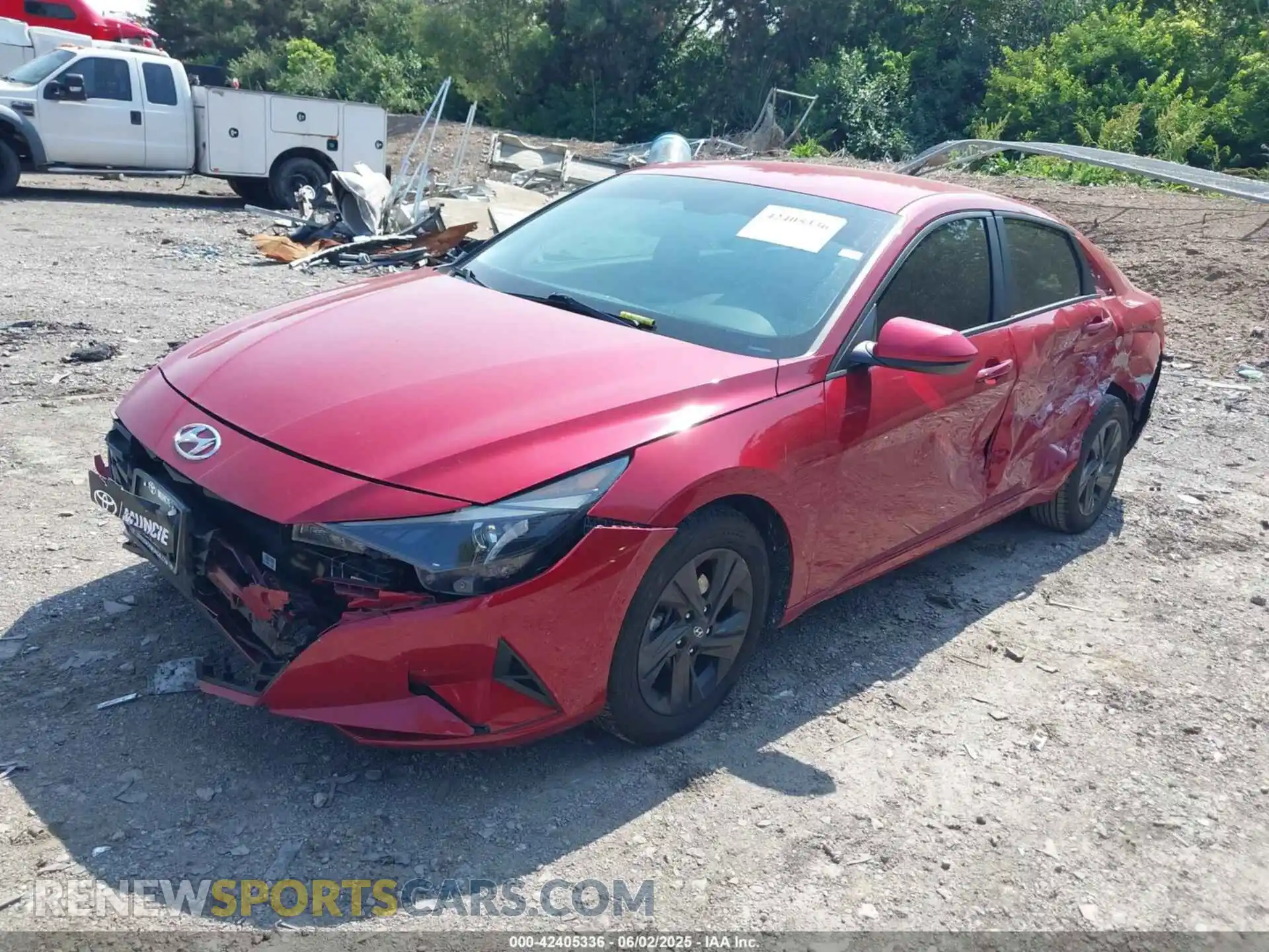 2 Photograph of a damaged car KMHLS4AG9MU211220 HYUNDAI ELANTRA 2021