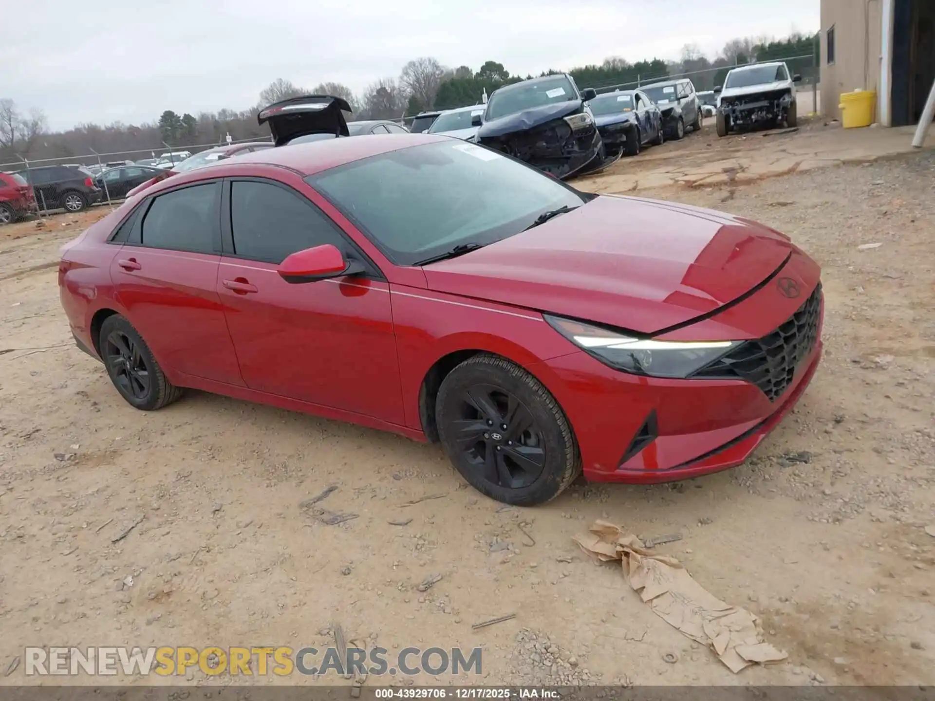 1 Photograph of a damaged car KMHLS4AGXMU064275 HYUNDAI ELANTRA 2021