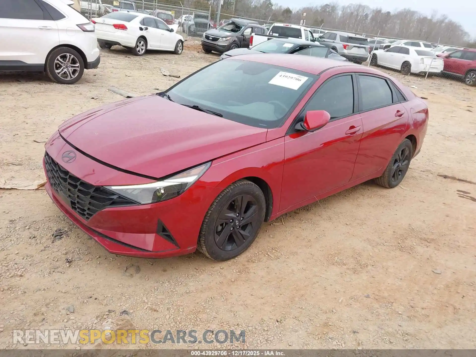 2 Photograph of a damaged car KMHLS4AGXMU064275 HYUNDAI ELANTRA 2021