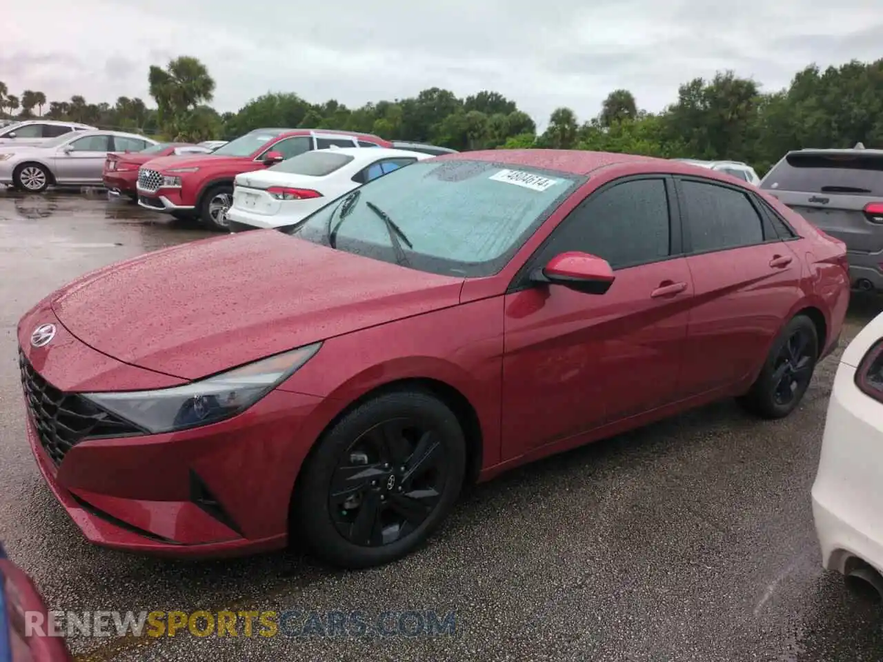 1 Photograph of a damaged car KMHLS4AGXMU064342 HYUNDAI ELANTRA 2021