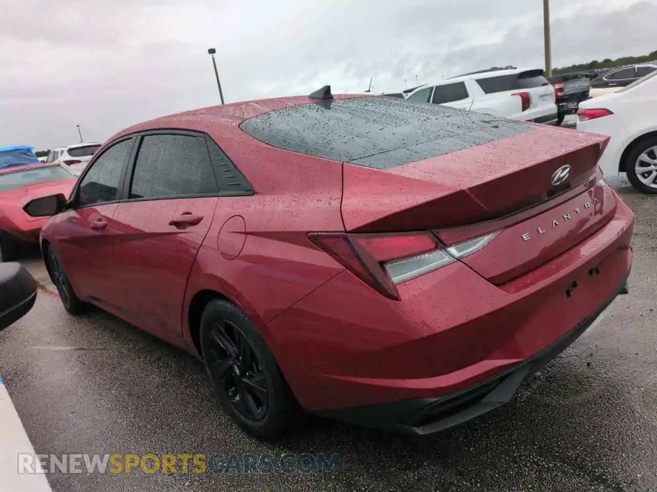 2 Photograph of a damaged car KMHLS4AGXMU064342 HYUNDAI ELANTRA 2021