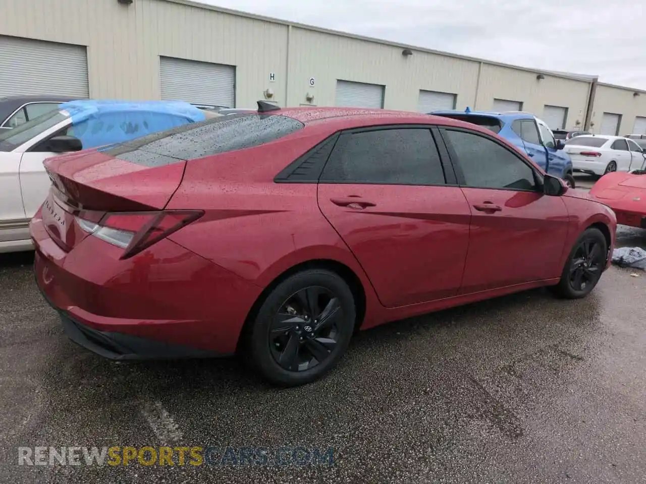 3 Photograph of a damaged car KMHLS4AGXMU064342 HYUNDAI ELANTRA 2021