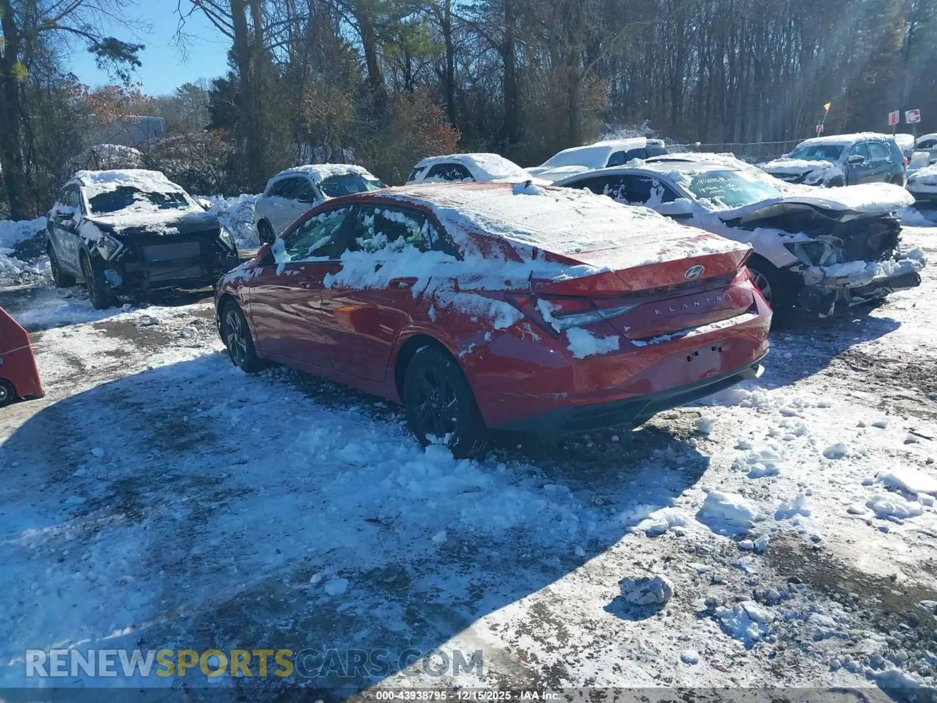 3 Photograph of a damaged car KMHLS4AGXMU067807 HYUNDAI ELANTRA 2021
