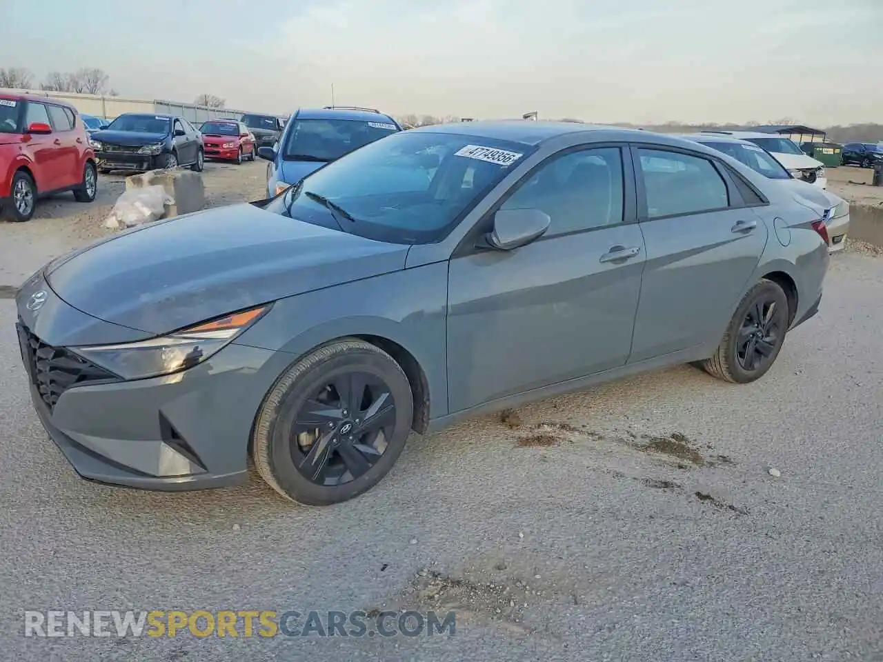 1 Photograph of a damaged car KMHLS4AGXMU120960 HYUNDAI ELANTRA 2021