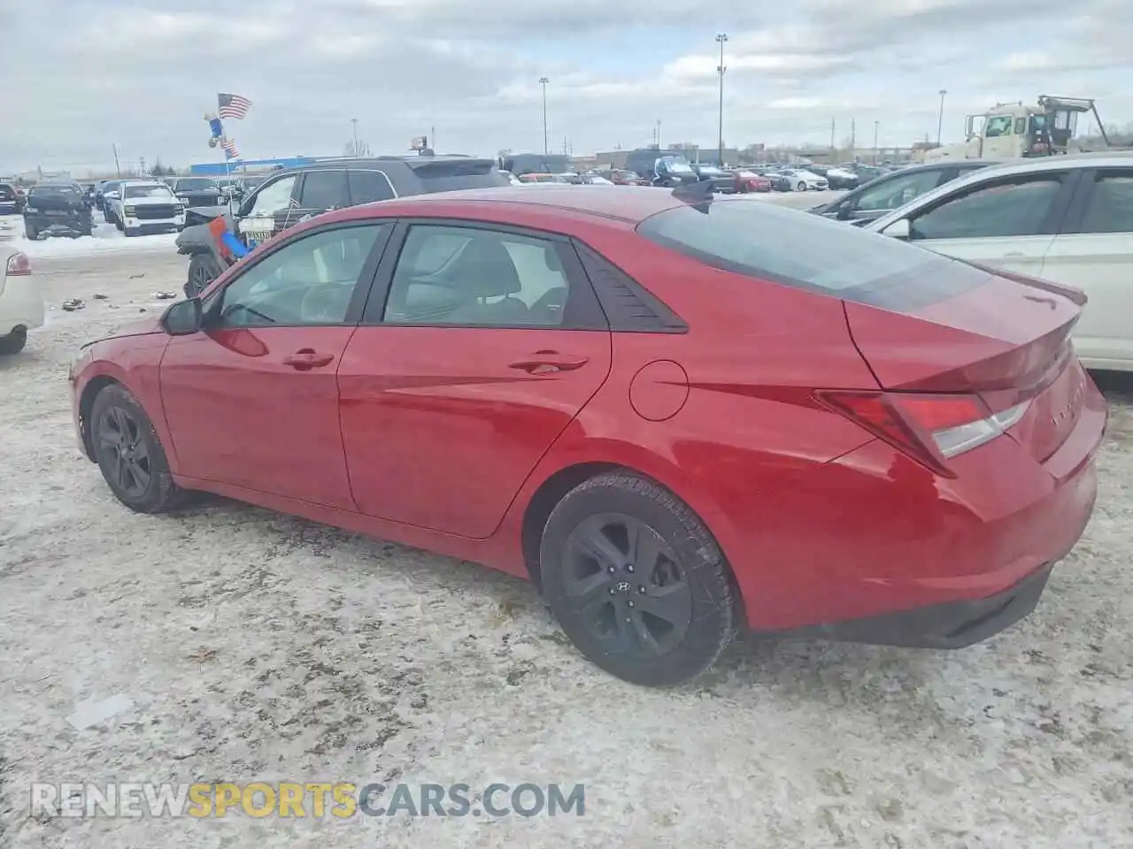 2 Photograph of a damaged car KMHLS4AGXMU179250 HYUNDAI ELANTRA 2021