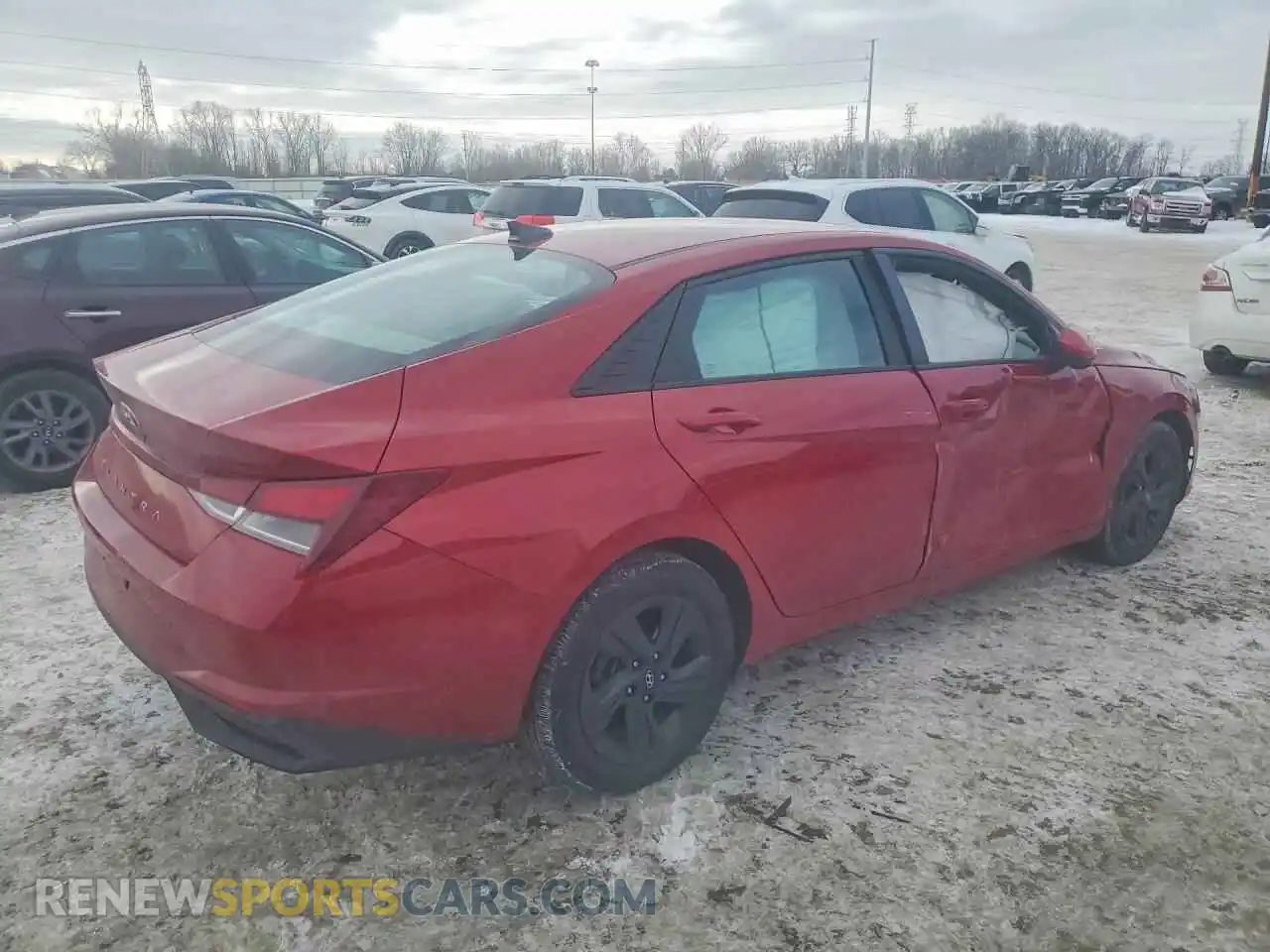 3 Photograph of a damaged car KMHLS4AGXMU179250 HYUNDAI ELANTRA 2021