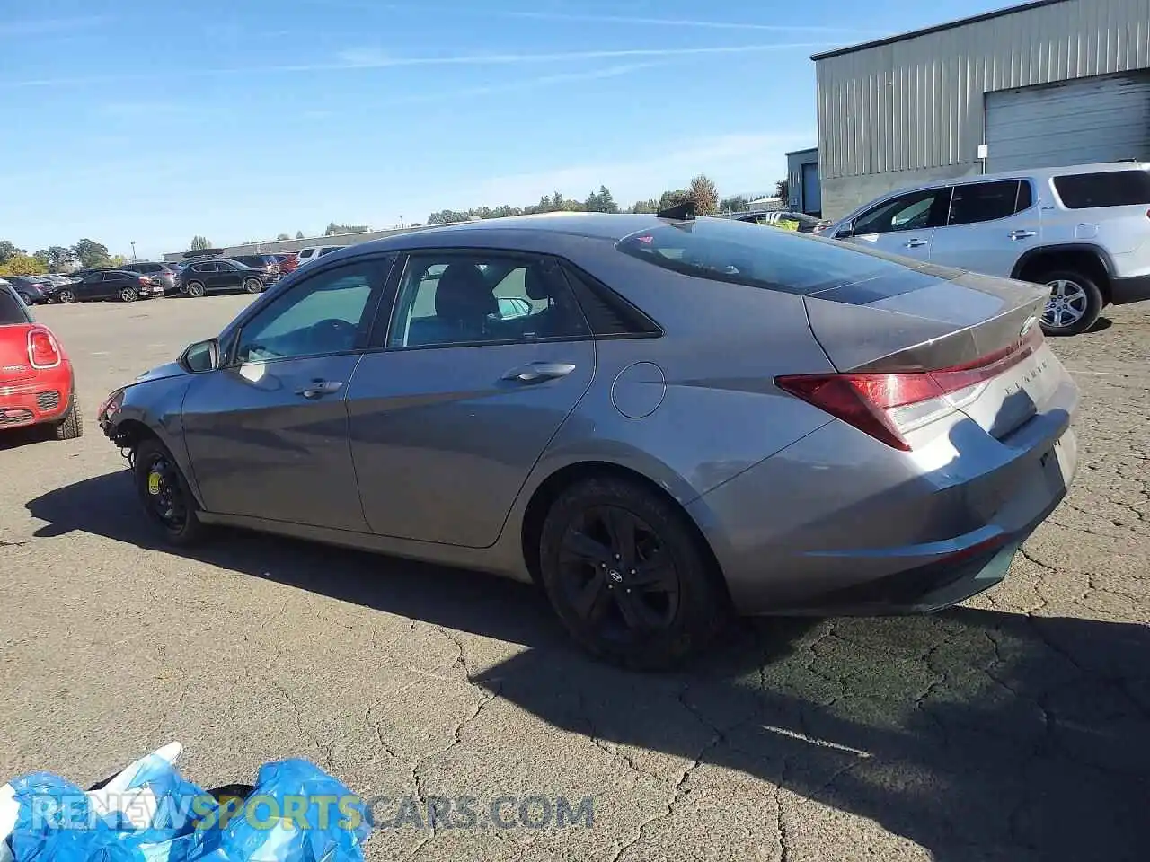 2 Photograph of a damaged car KMHLS4AGXMU191284 HYUNDAI ELANTRA 2021