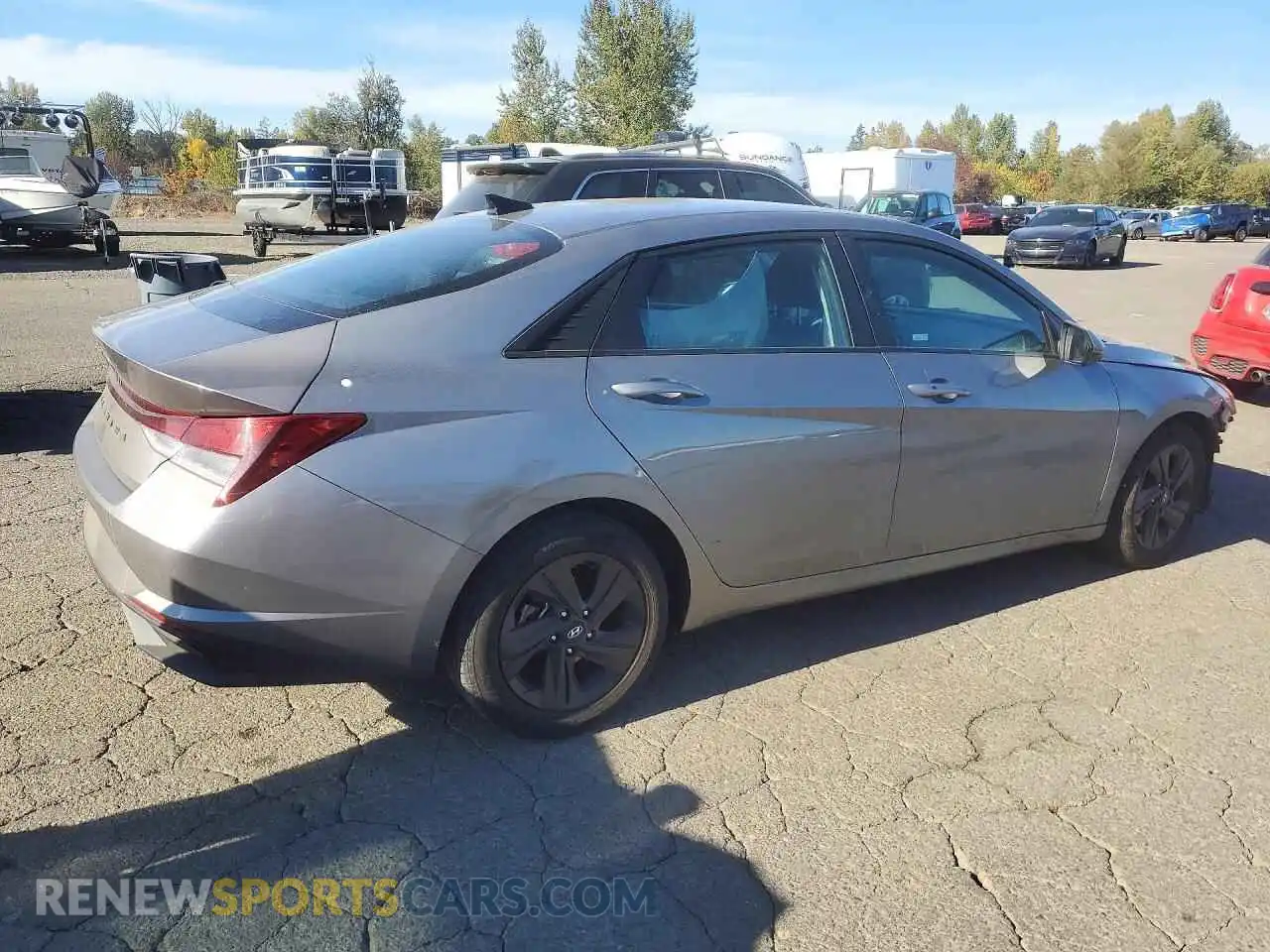 3 Photograph of a damaged car KMHLS4AGXMU191284 HYUNDAI ELANTRA 2021