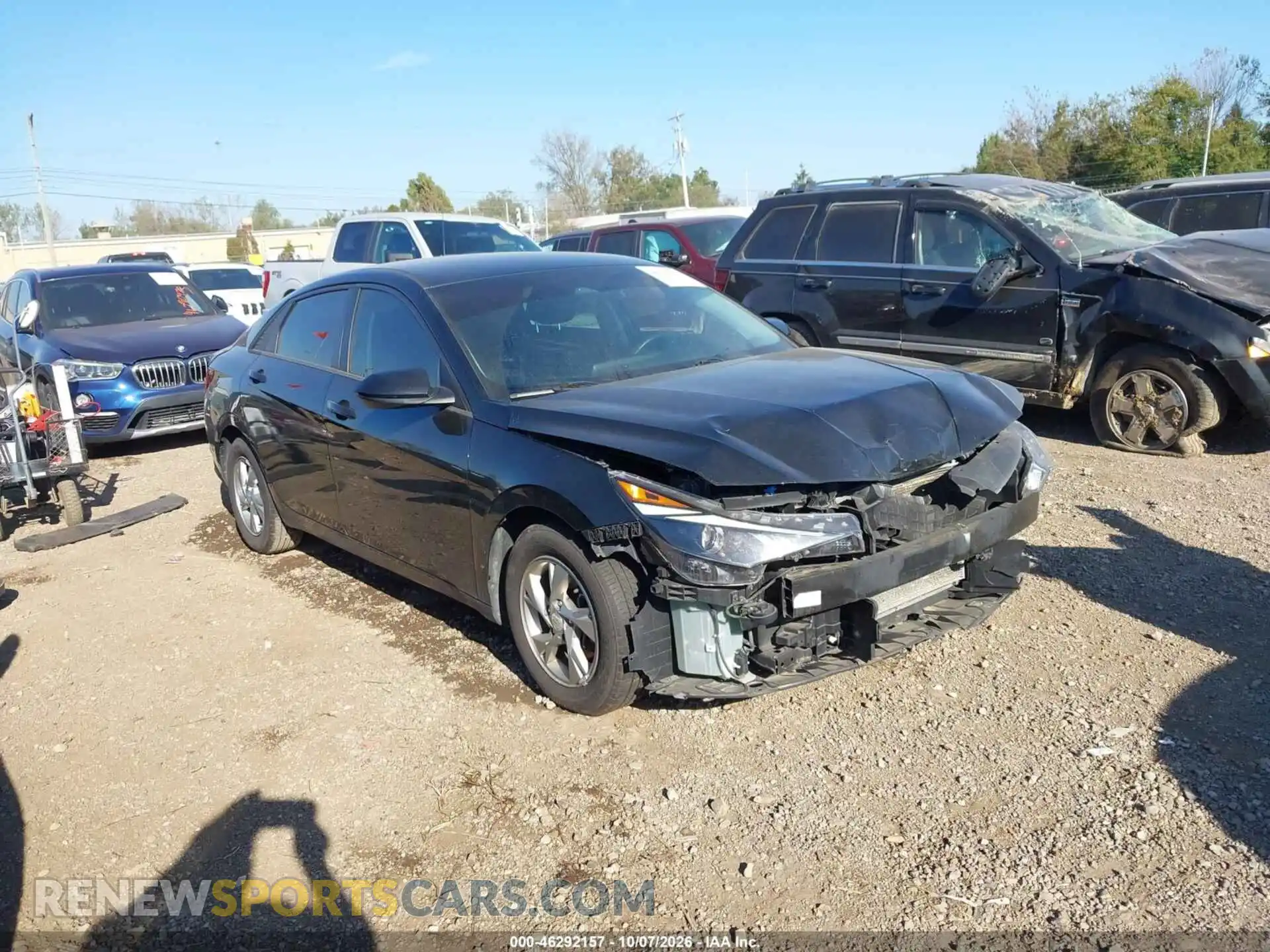 1 fotografías del automóvil dañado 5NPLL4AG6NH053271 HYUNDAI ELANTRA 2022