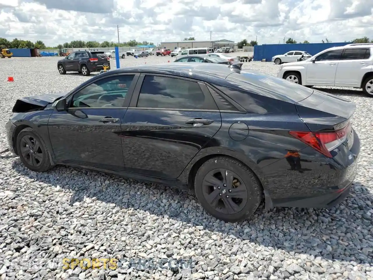 2 Photograph of a damaged car 5NPLM4AG5NH080636 HYUNDAI ELANTRA 2022