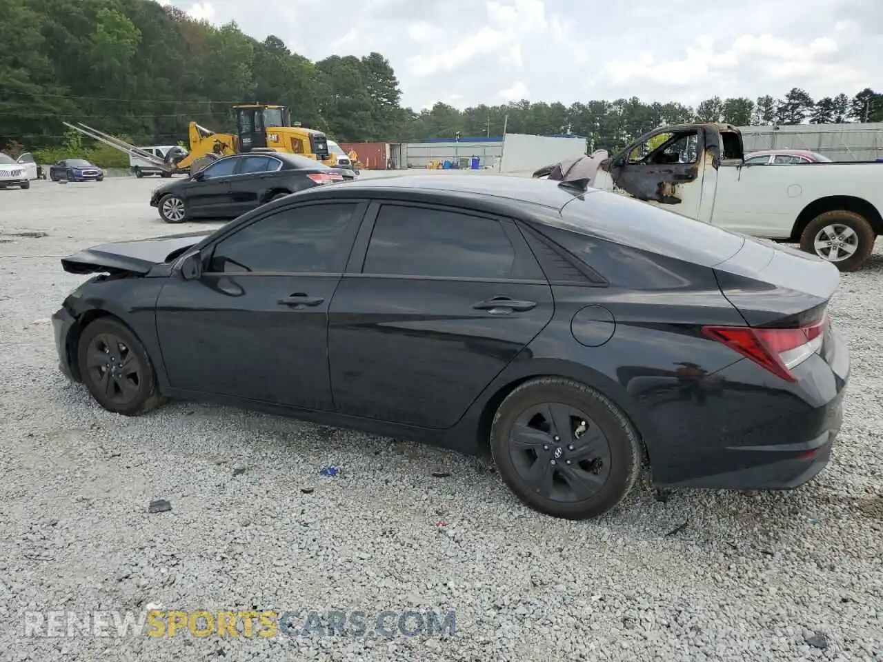 2 Photograph of a damaged car 5NPLM4AGXNH058292 HYUNDAI ELANTRA 2022