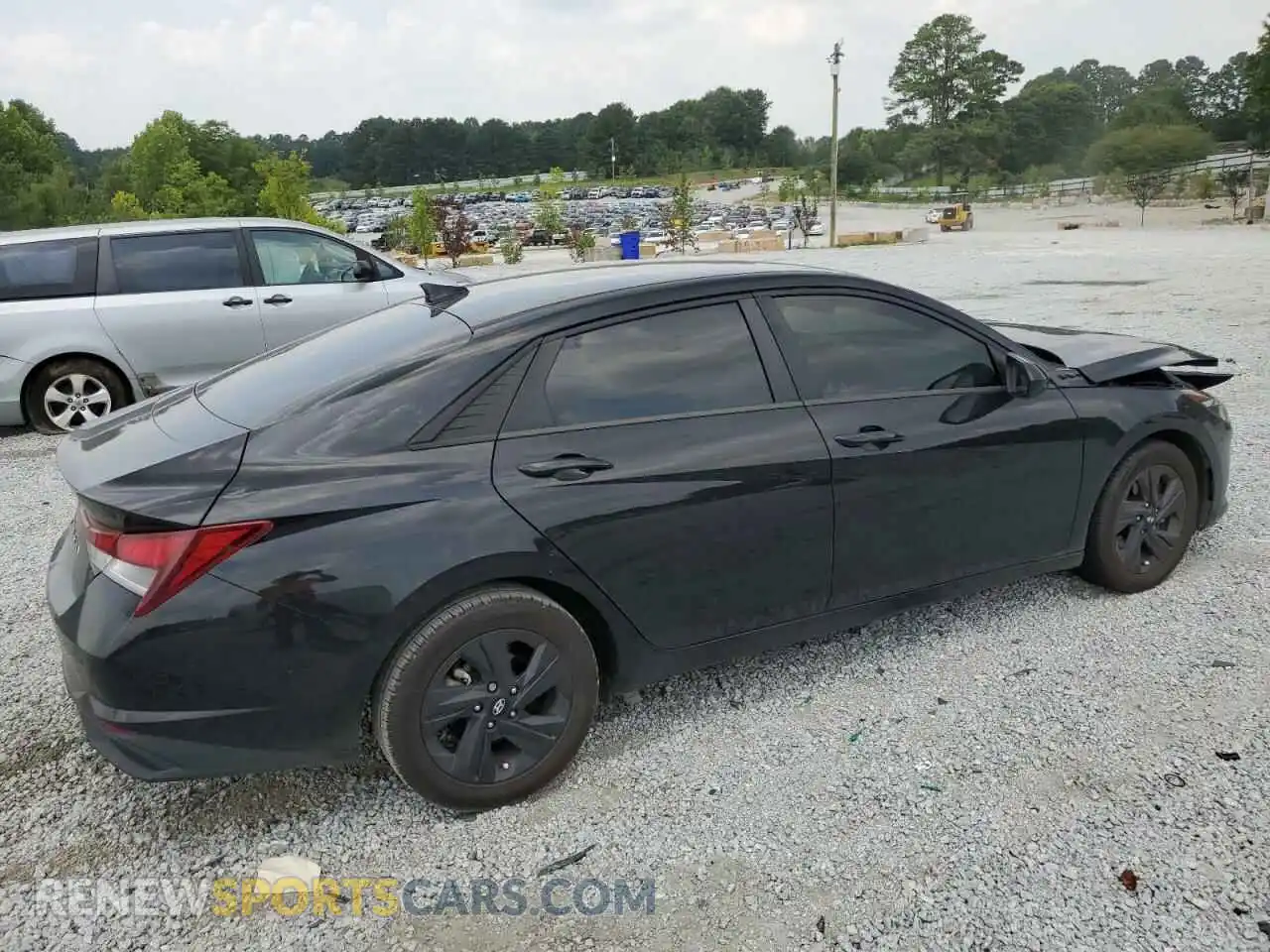3 Photograph of a damaged car 5NPLM4AGXNH058292 HYUNDAI ELANTRA 2022