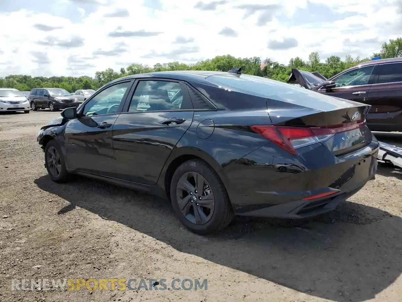 2 Photograph of a damaged car 5NPLM4AGXNH082138 HYUNDAI ELANTRA 2022