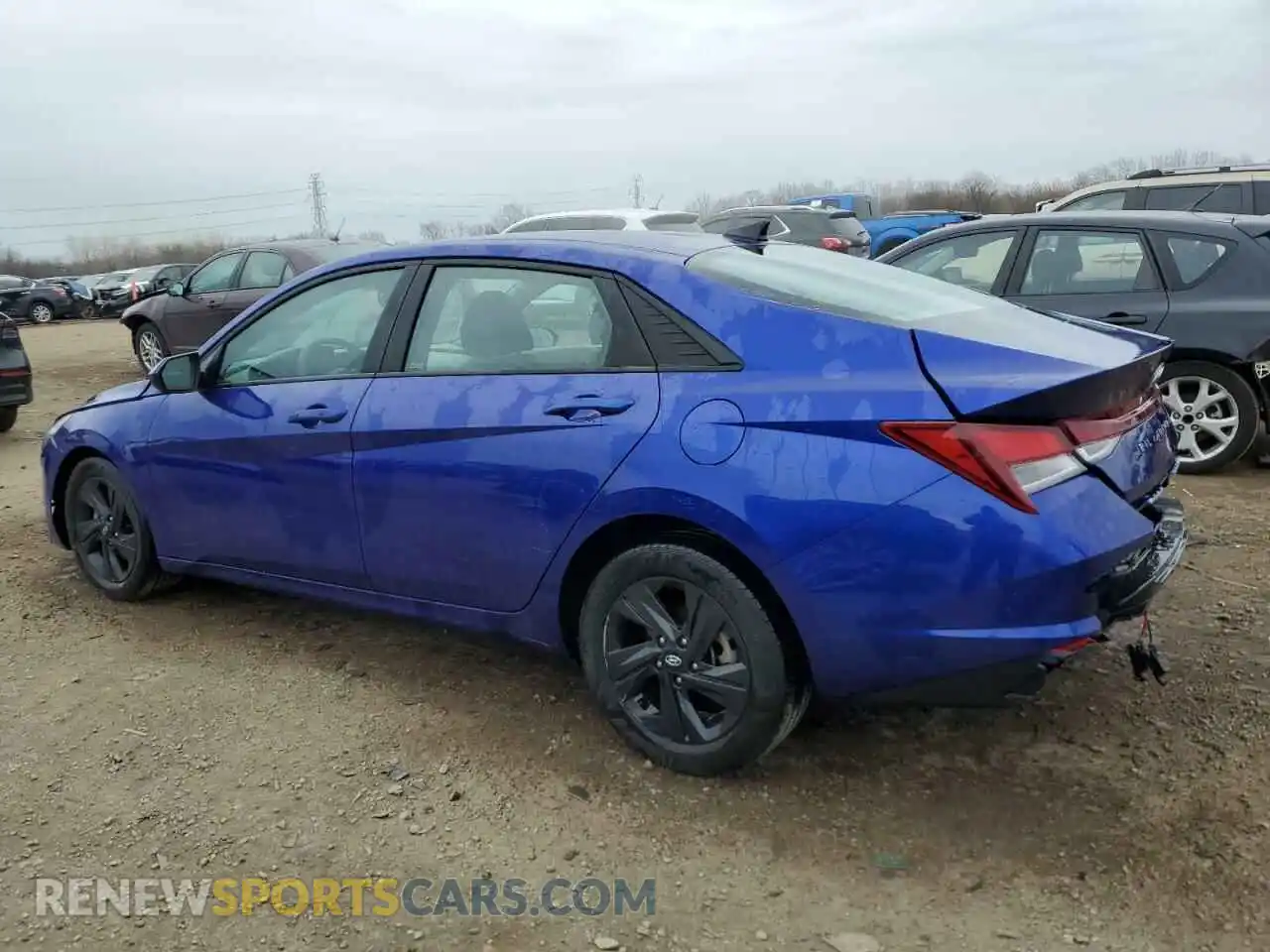 2 Photograph of a damaged car KMHLM4AG4NU321006 HYUNDAI ELANTRA 2022