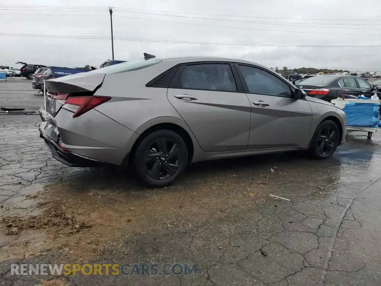 3 Photograph of a damaged car KMHLM4AG6NU321508 HYUNDAI ELANTRA 2022