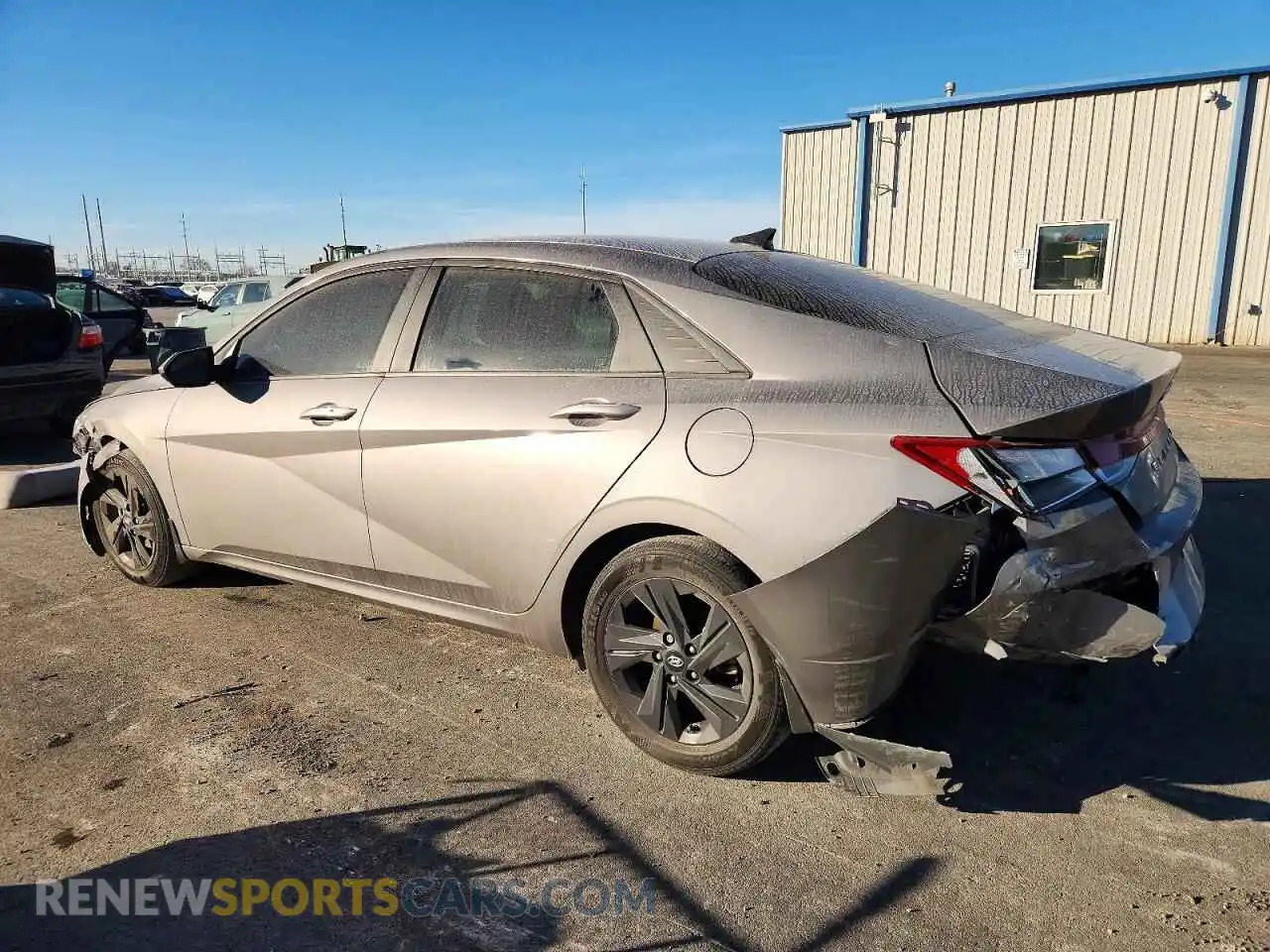 2 Photograph of a damaged car KMHLM4AG8NU321123 HYUNDAI ELANTRA 2022