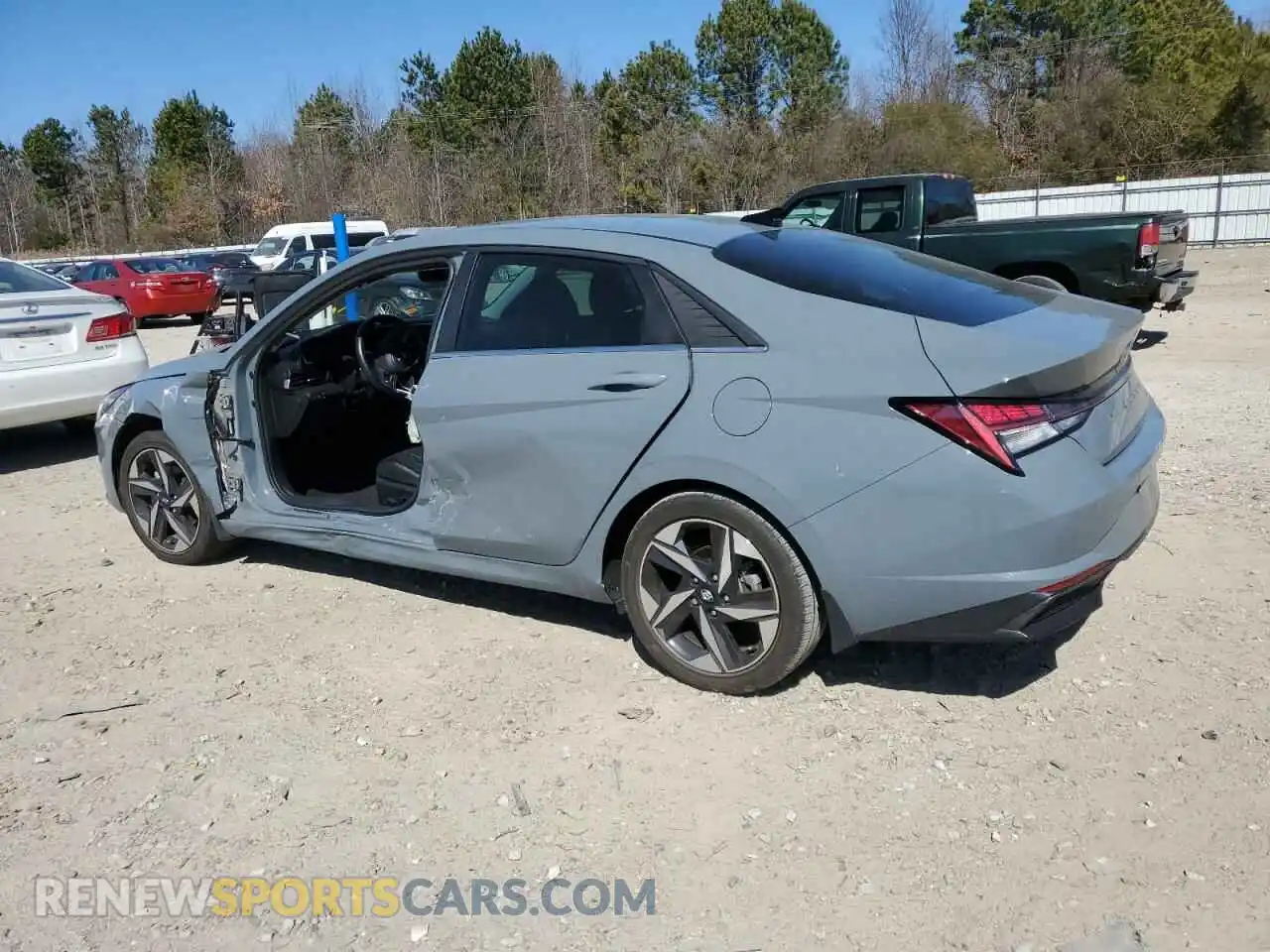 2 Photograph of a damaged car KMHLN4AJ5NU032256 HYUNDAI ELANTRA 2022