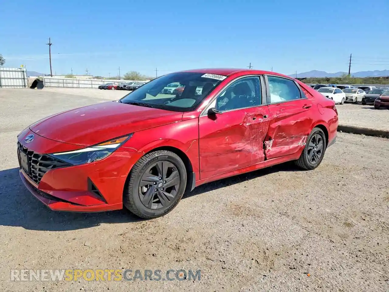1 Photograph of a damaged car 5NPLM4AG2PH094058 HYUNDAI ELANTRA 2023