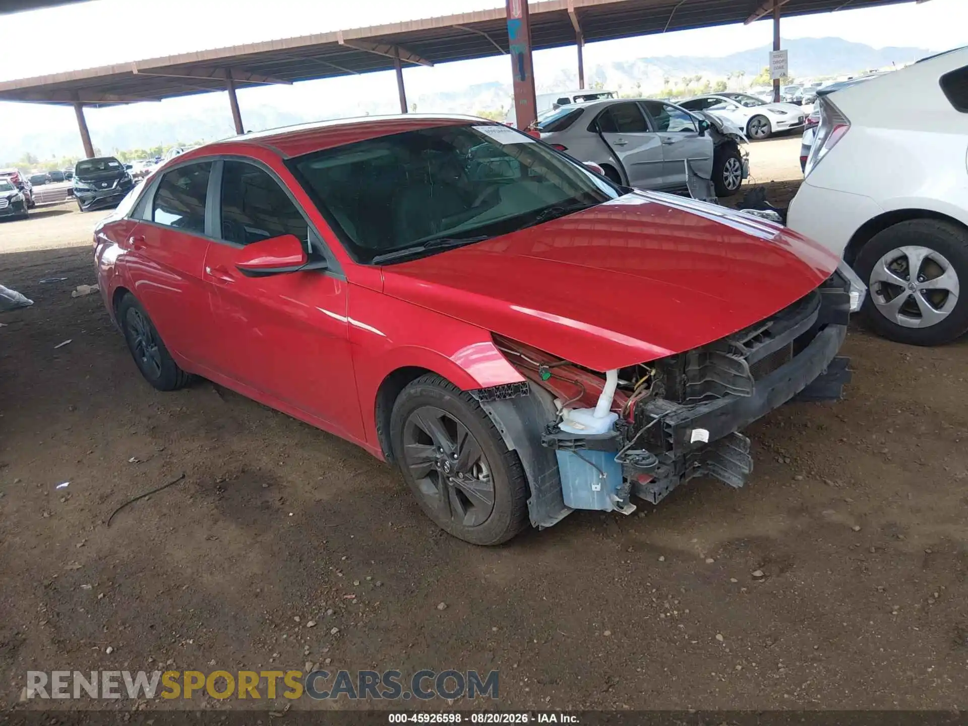 1 Photograph of a damaged car 5NPLM4AG4PH092845 HYUNDAI ELANTRA 2023
