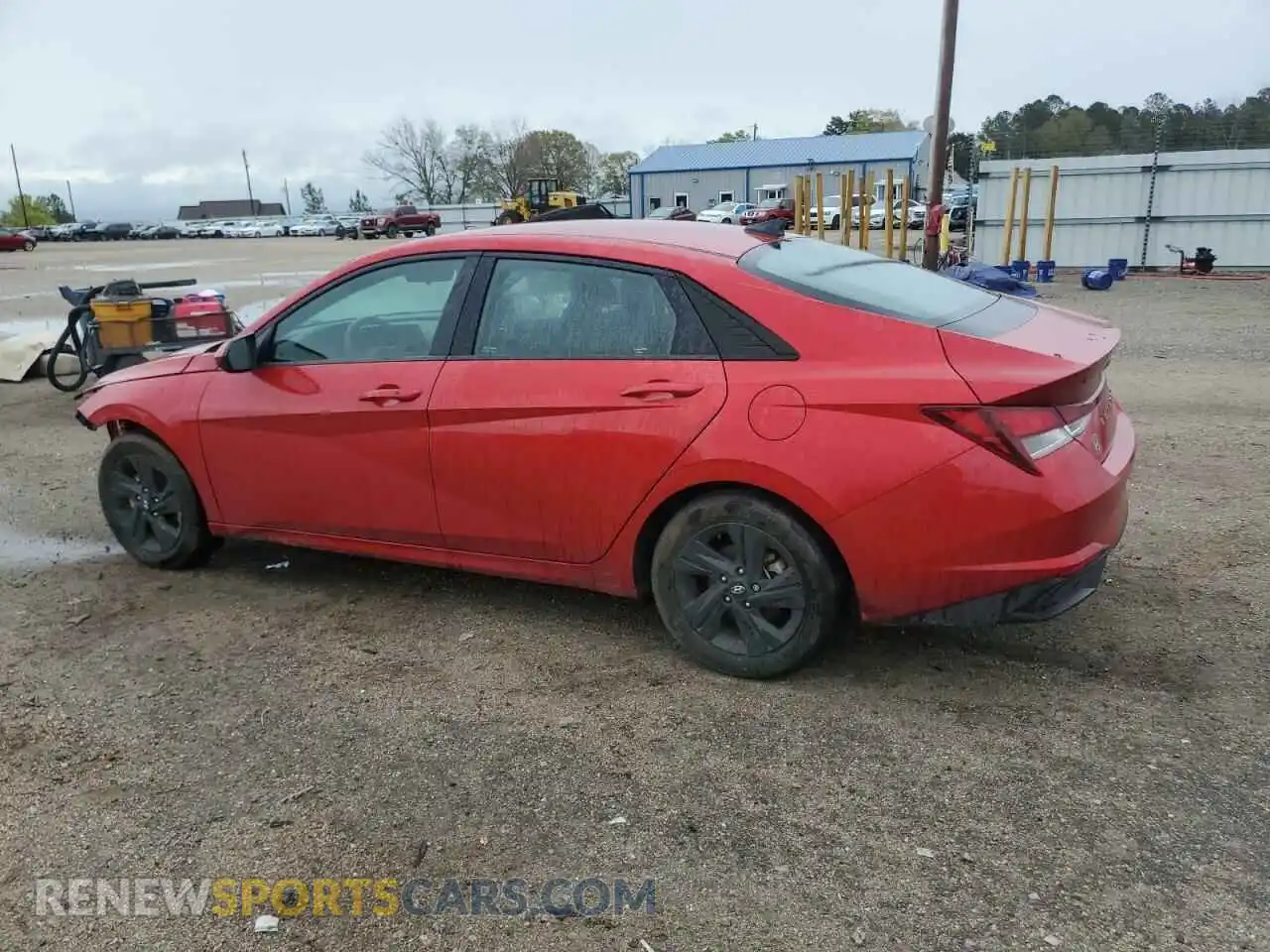 2 fotografías del automóvil dañado 5NPLM4AG7PH110268 HYUNDAI ELANTRA 2023