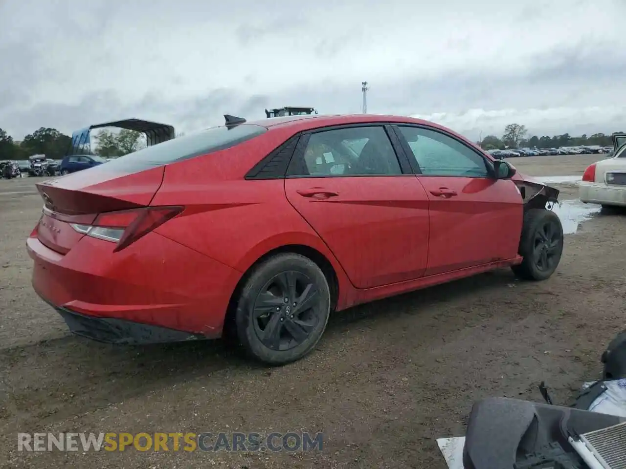 3 fotografías del automóvil dañado 5NPLM4AG7PH110268 HYUNDAI ELANTRA 2023