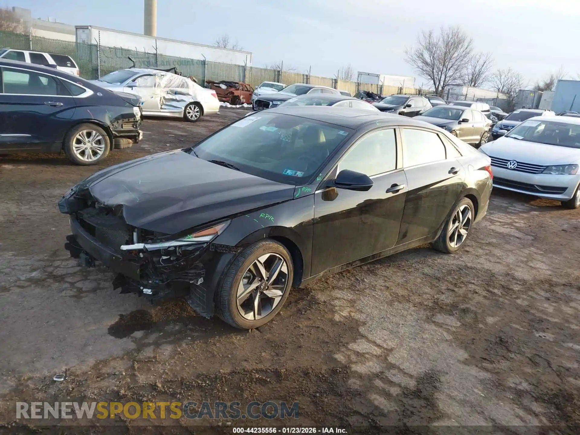 2 Photograph of a damaged car 5NPLP4AG2PH091202 HYUNDAI ELANTRA 2023