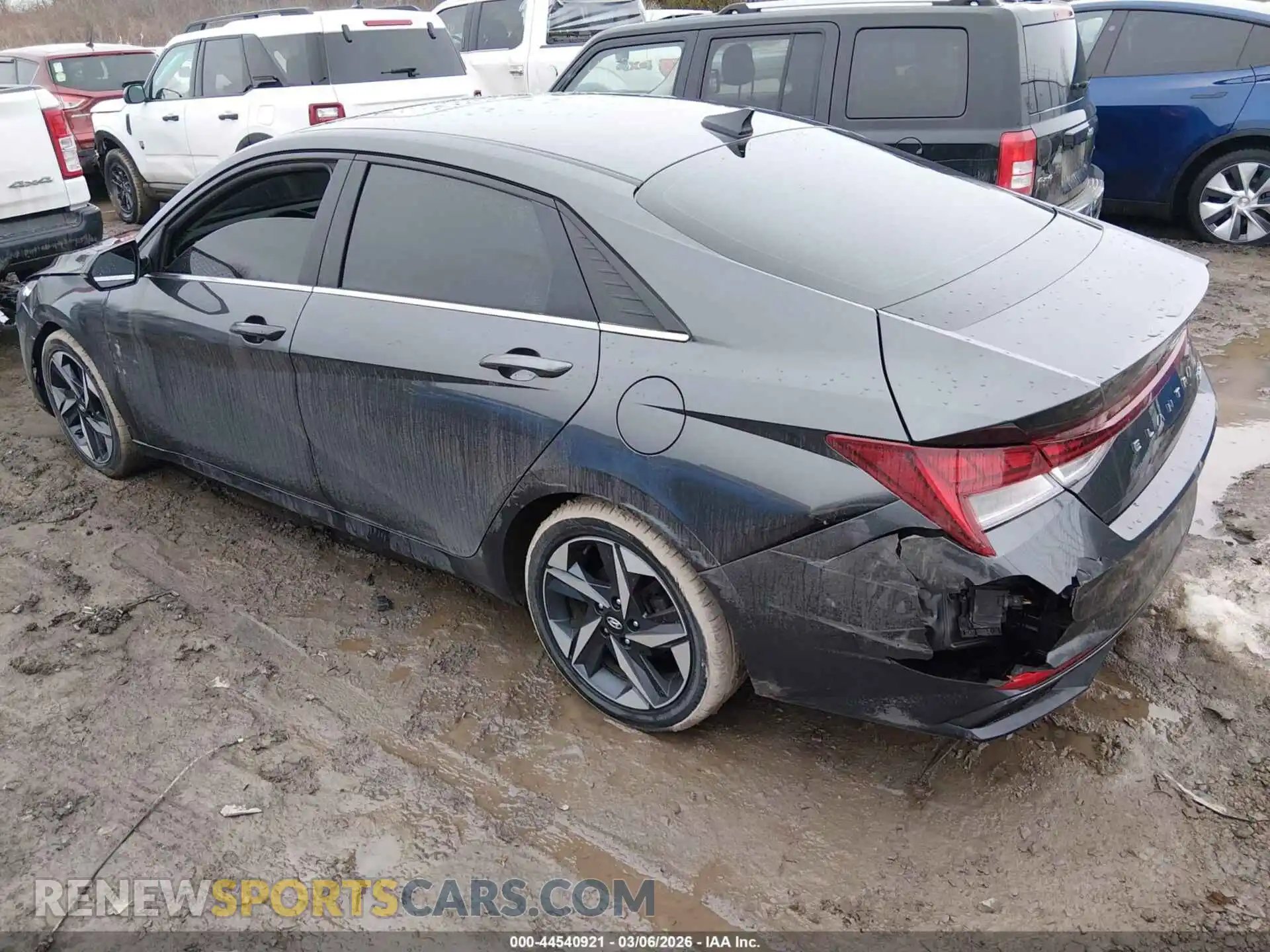 3 fotografías del automóvil dañado 5NPLP4AG2PH117524 HYUNDAI ELANTRA 2023