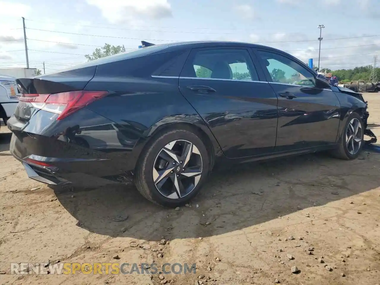 3 Photograph of a damaged car 5NPLP4AG6PH106039 HYUNDAI ELANTRA 2023