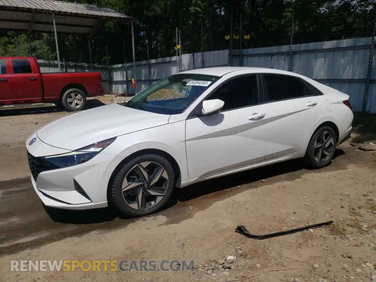 1 Photograph of a damaged car 5NPLS4AG7PH107666 HYUNDAI ELANTRA 2023