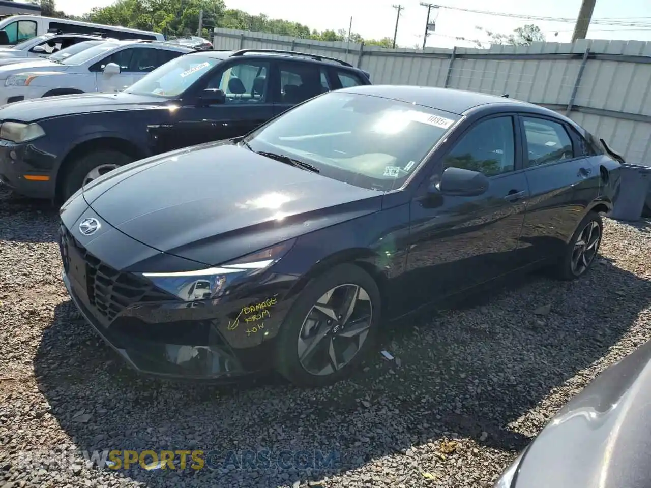 1 Photograph of a damaged car 5NPLS4AG8PH112276 HYUNDAI ELANTRA 2023