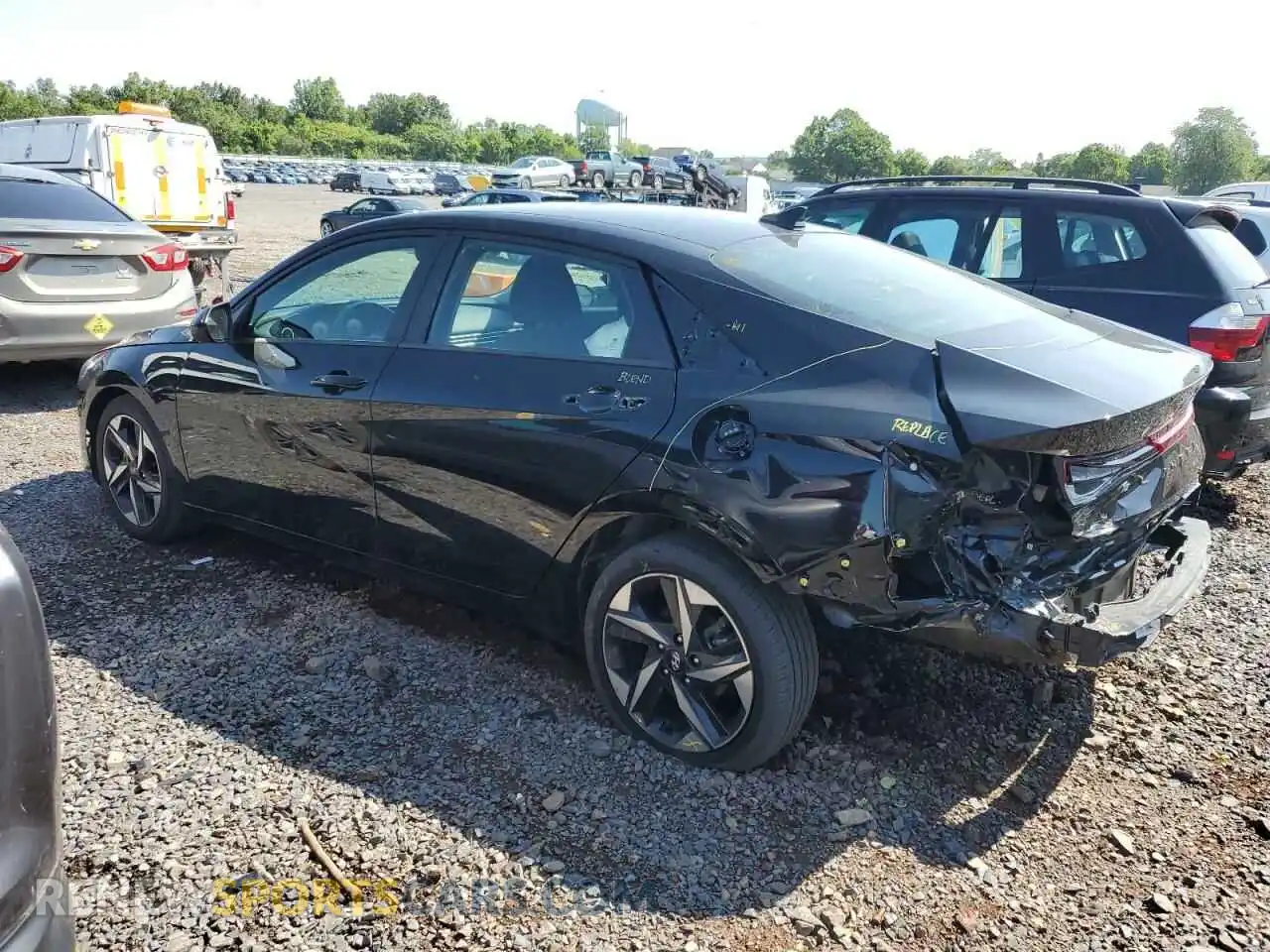 2 Photograph of a damaged car 5NPLS4AG8PH112276 HYUNDAI ELANTRA 2023