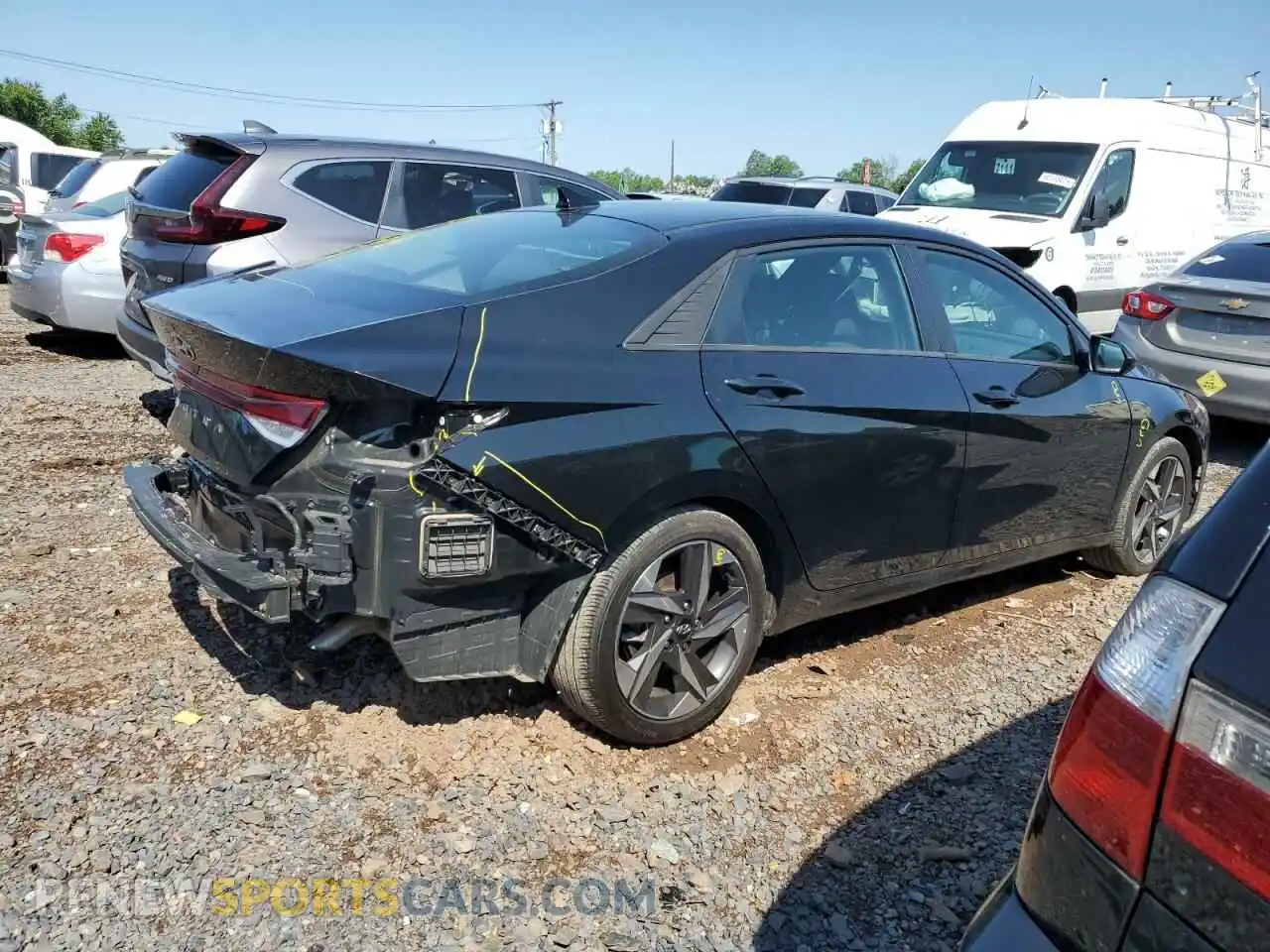 3 Photograph of a damaged car 5NPLS4AG8PH112276 HYUNDAI ELANTRA 2023
