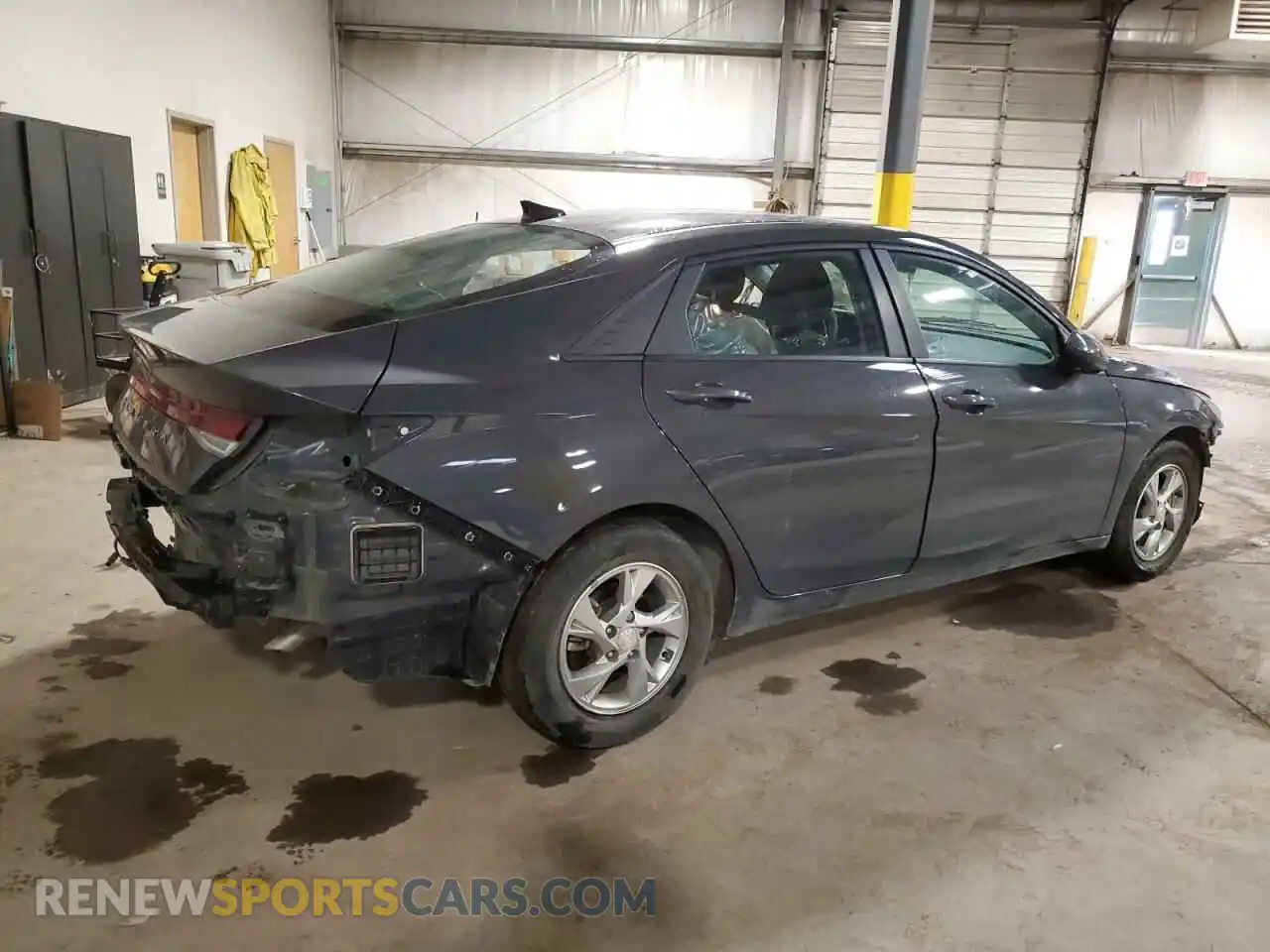 3 Photograph of a damaged car KMHLL4AG7PU582068 HYUNDAI ELANTRA 2023