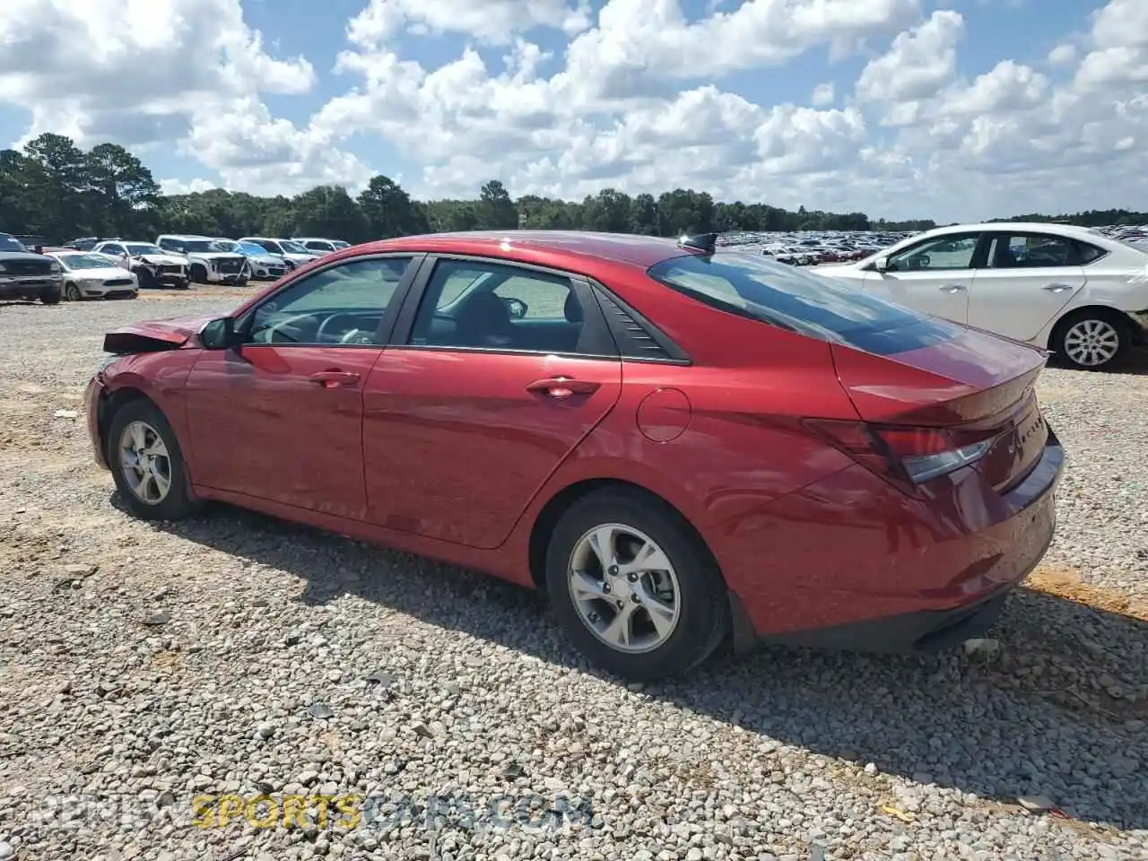 2 Photograph of a damaged car KMHLL4AG7PU582720 HYUNDAI ELANTRA 2023