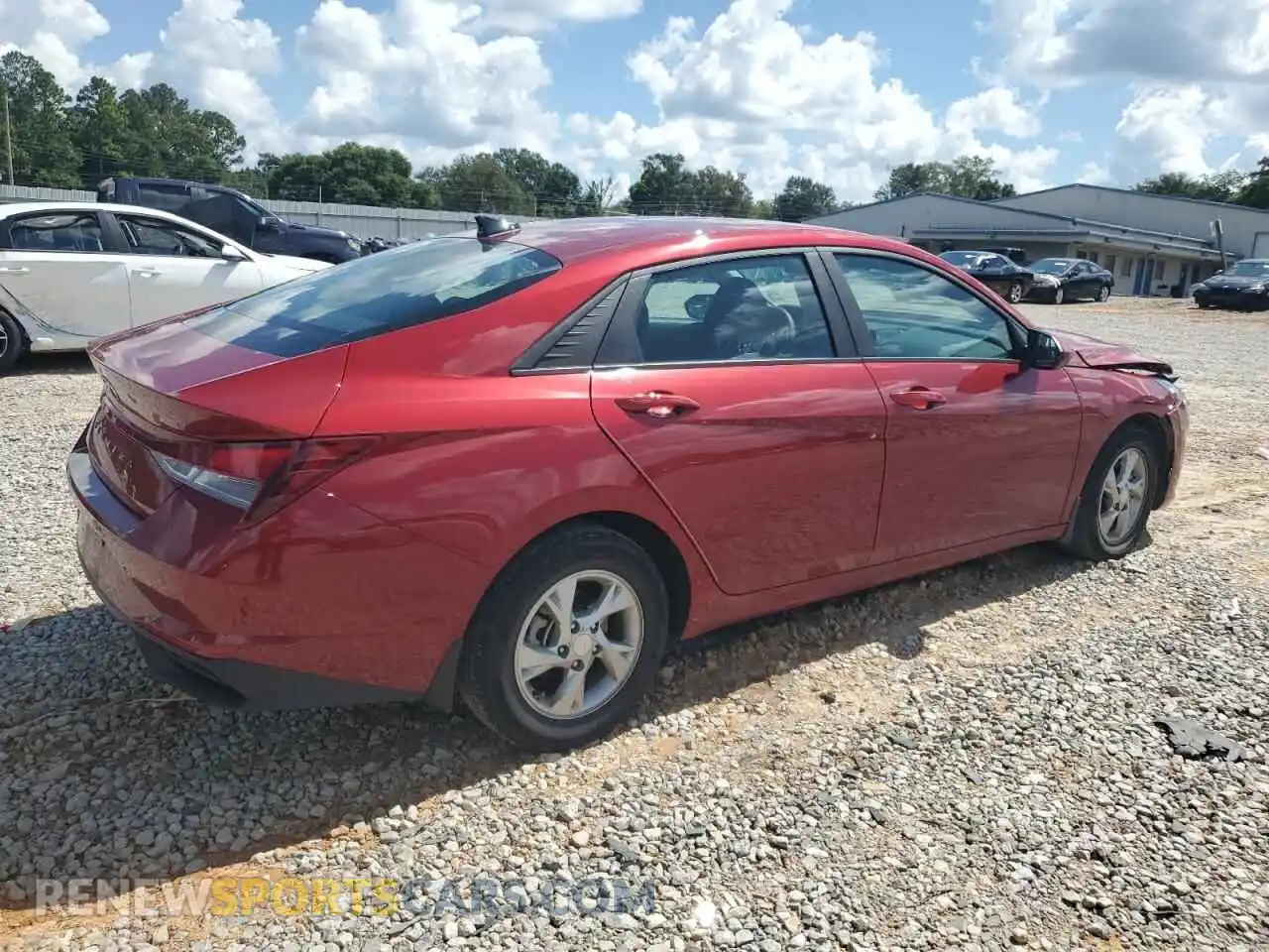 3 Photograph of a damaged car KMHLL4AG7PU582720 HYUNDAI ELANTRA 2023