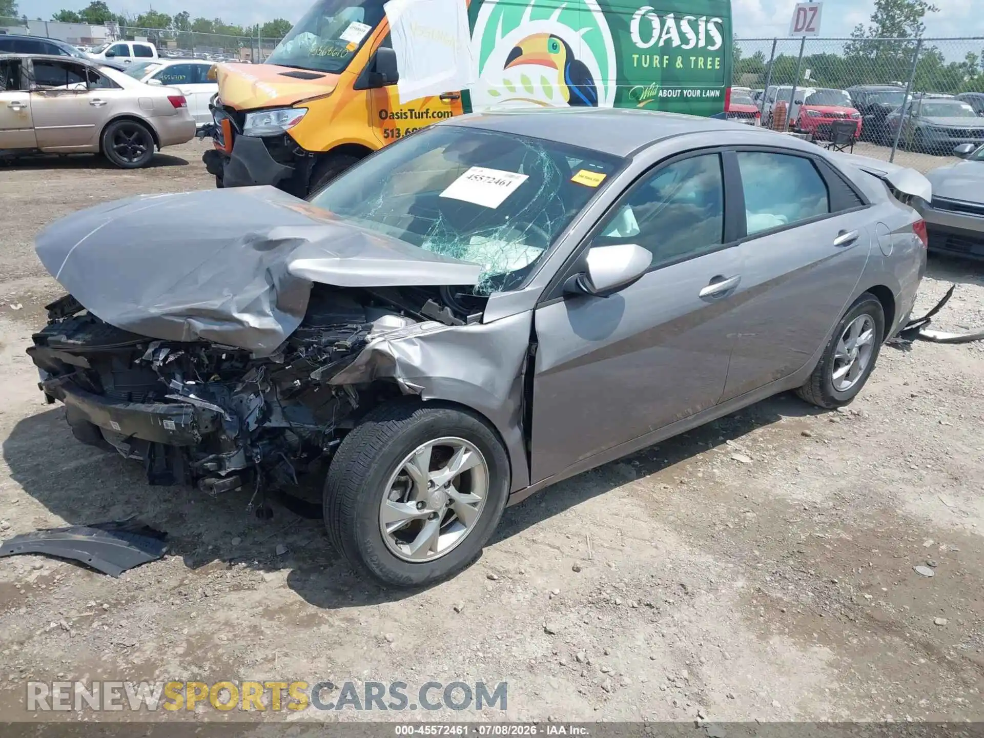 2 Photograph of a damaged car KMHLL4AG9PU581942 HYUNDAI ELANTRA 2023
