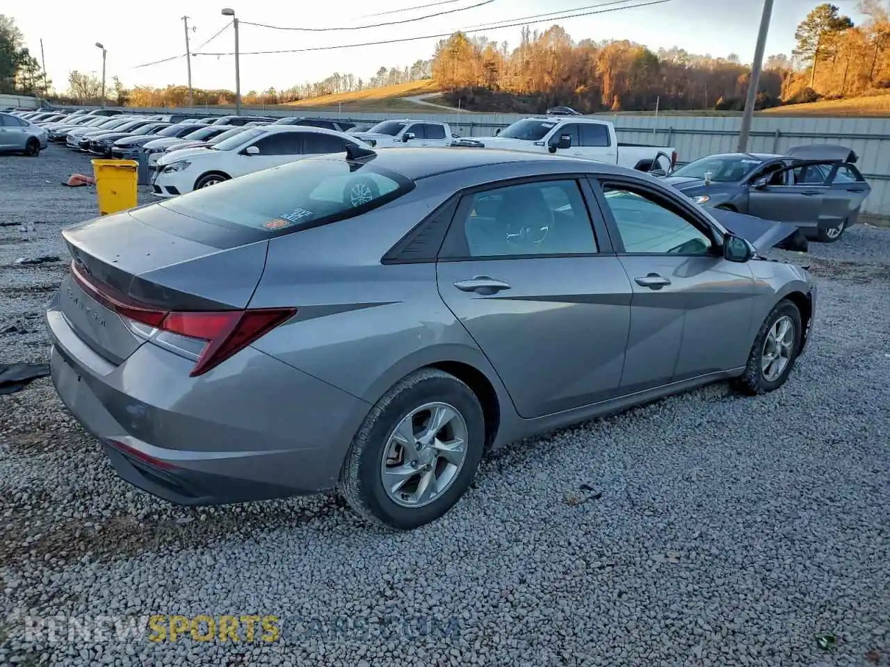 3 Photograph of a damaged car KMHLL4AG9PU583951 HYUNDAI ELANTRA 2023