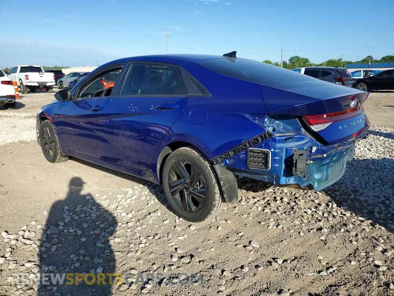 2 Photograph of a damaged car KMHLM4AG2PU587899 HYUNDAI ELANTRA 2023