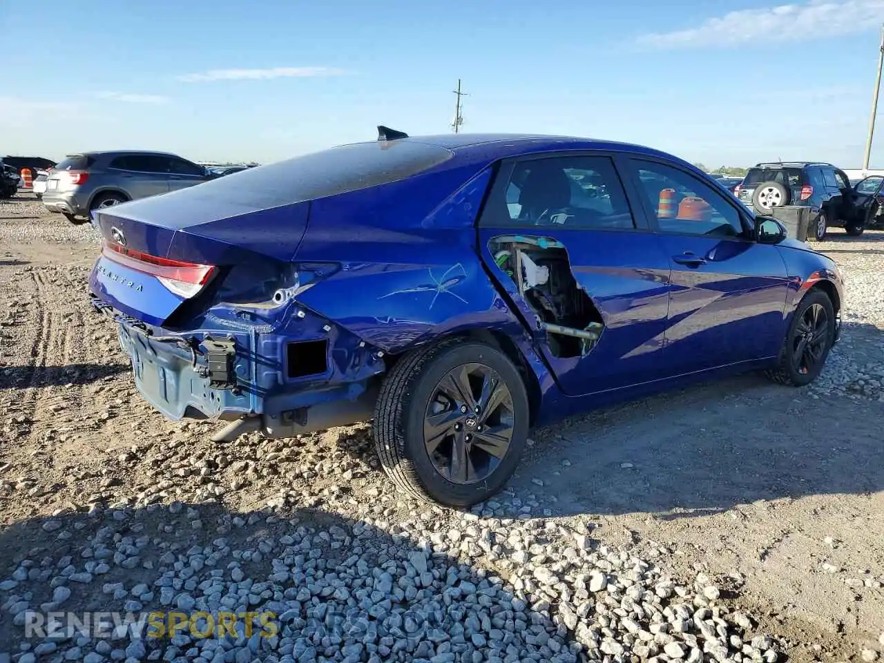 3 Photograph of a damaged car KMHLM4AG2PU587899 HYUNDAI ELANTRA 2023