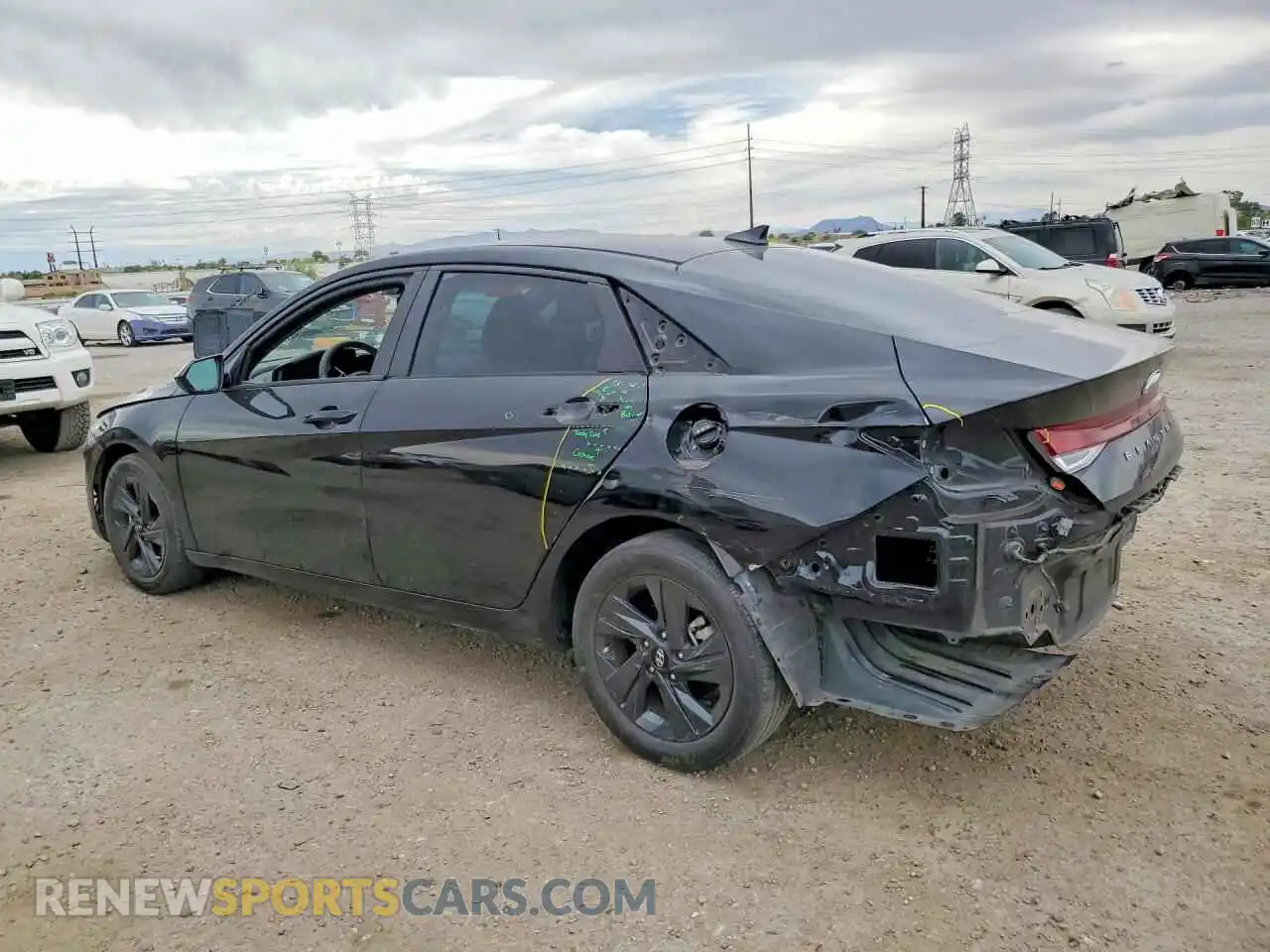2 Photograph of a damaged car KMHLM4AG3PU586910 HYUNDAI ELANTRA 2023