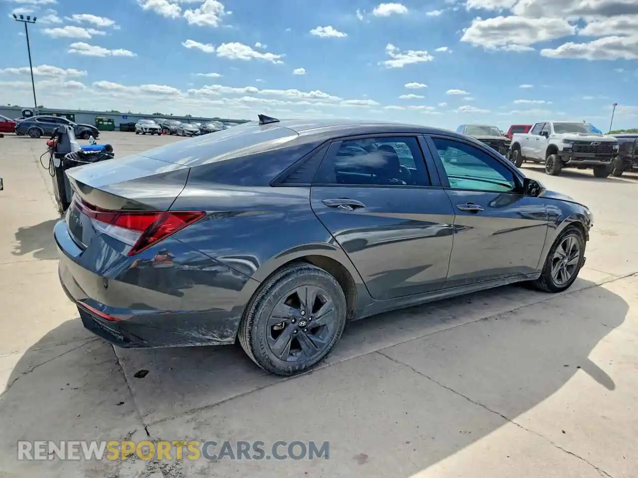 3 fotografías del automóvil dañado KMHLM4AG7PU583914 HYUNDAI ELANTRA 2023