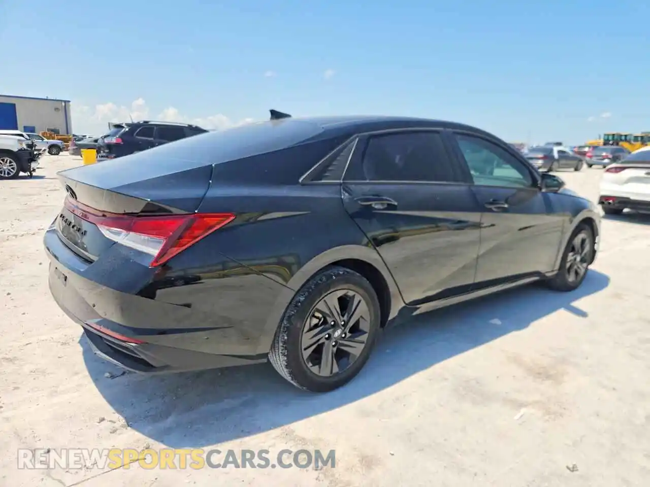 3 fotografías del automóvil dañado KMHLM4AGXPU582935 HYUNDAI ELANTRA 2023