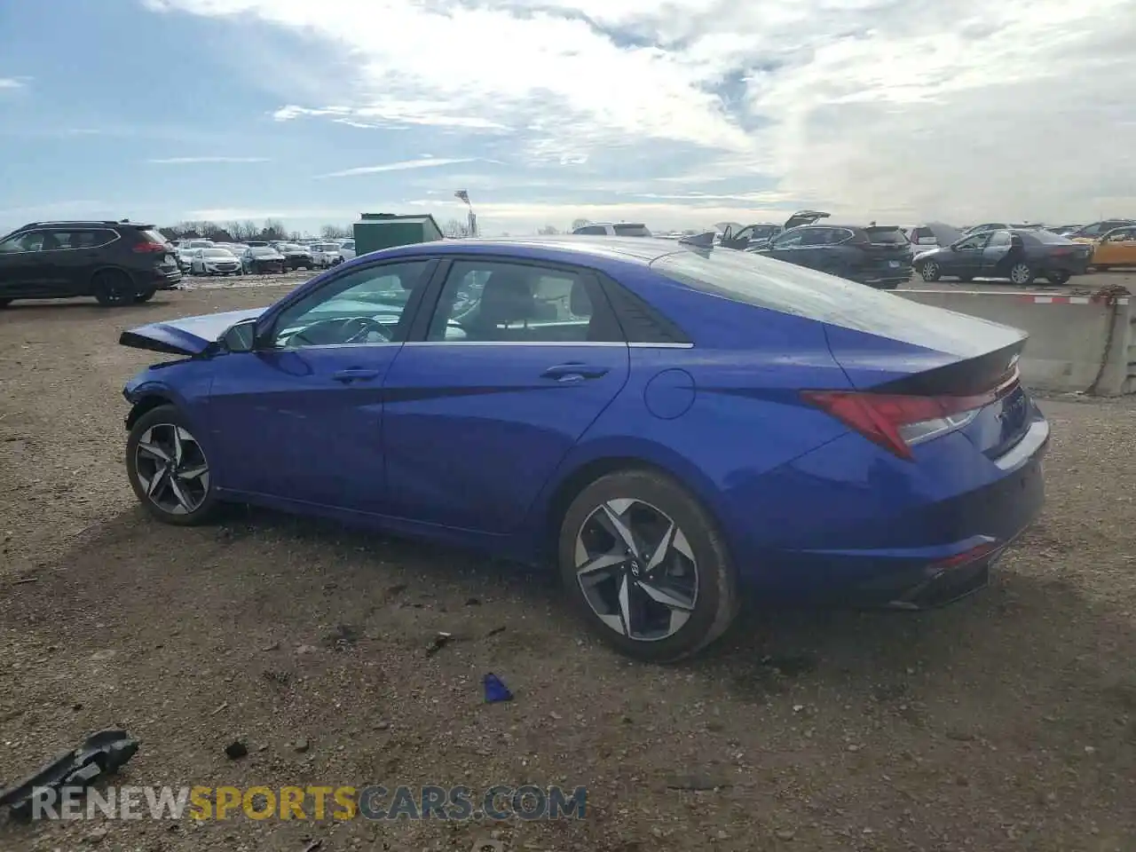 2 fotografías del automóvil dañado KMHLN4AJ9PU066087 HYUNDAI ELANTRA 2023