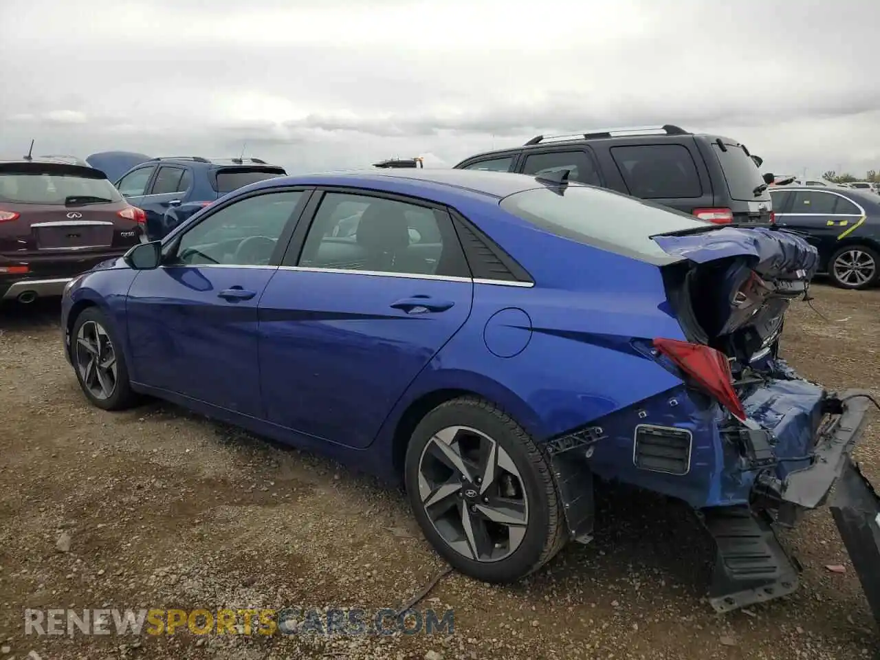 2 fotografías del automóvil dañado KMHLP4AG7PU401636 HYUNDAI ELANTRA 2023