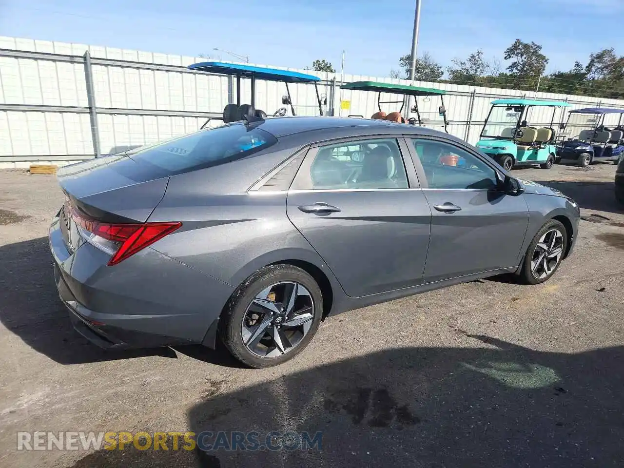 3 fotografías del automóvil dañado KMHLP4AG7PU587632 HYUNDAI ELANTRA 2023