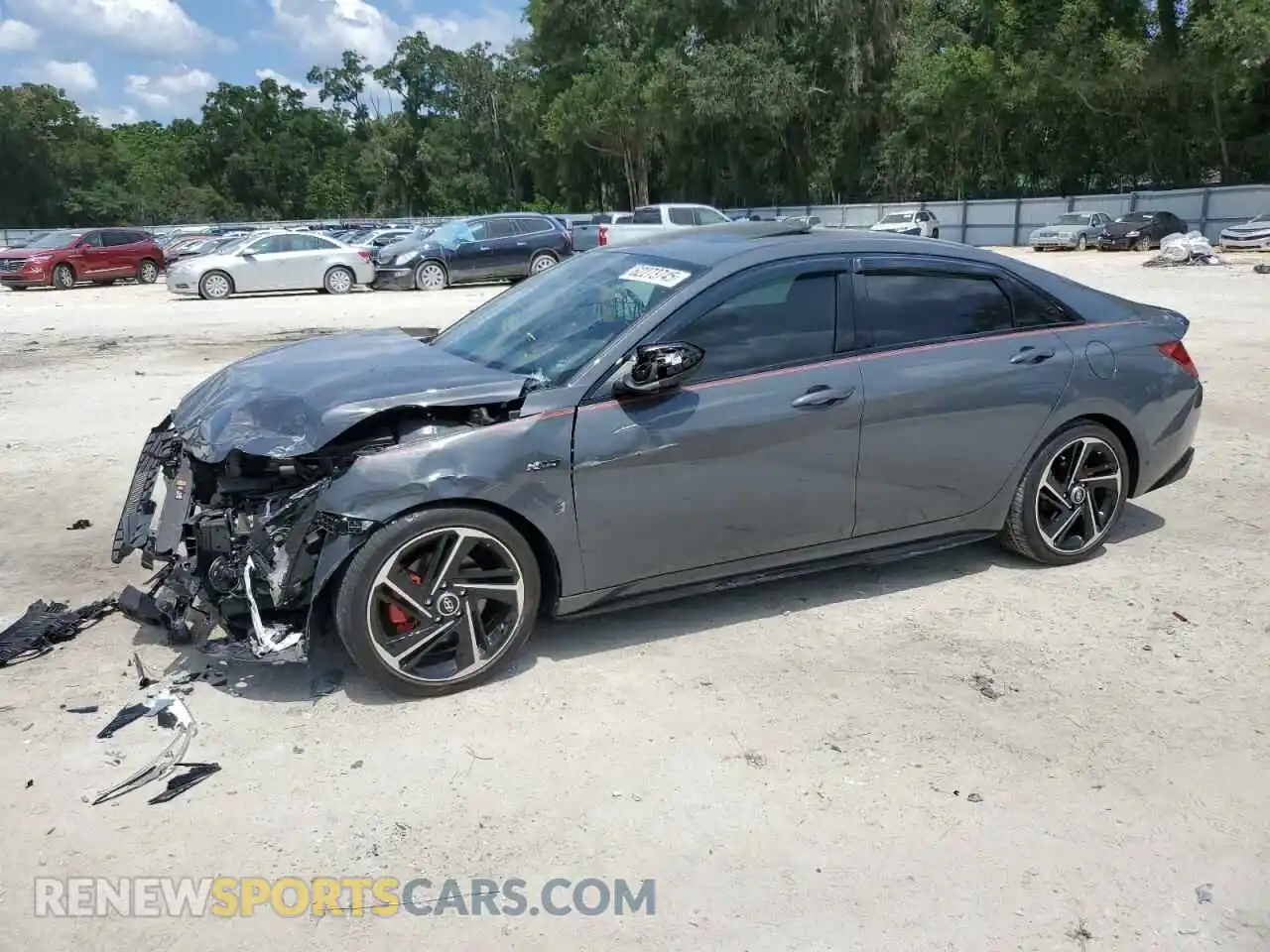 1 Photograph of a damaged car KMHLR4AF0PU581897 HYUNDAI ELANTRA 2023